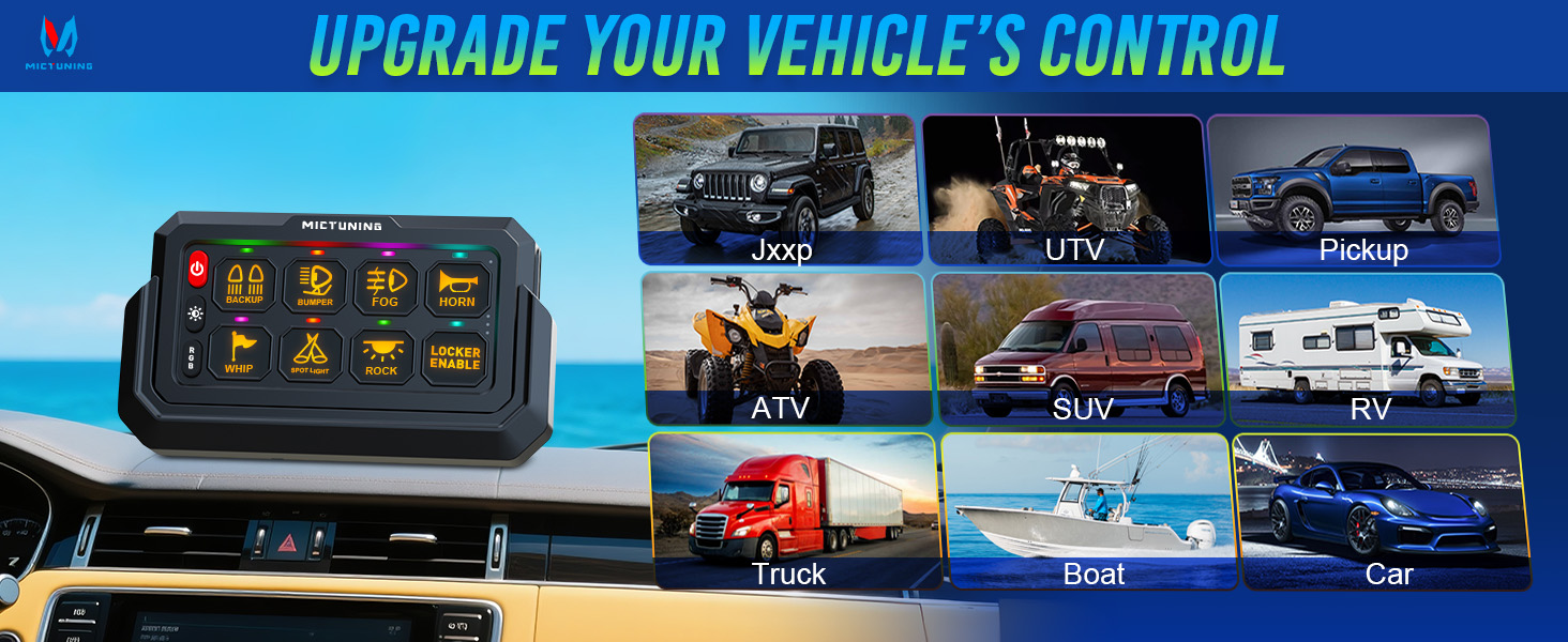 MICTUNING P1s-W vs. P1s-AC Wireless Switch Panel: Which One to Pick?