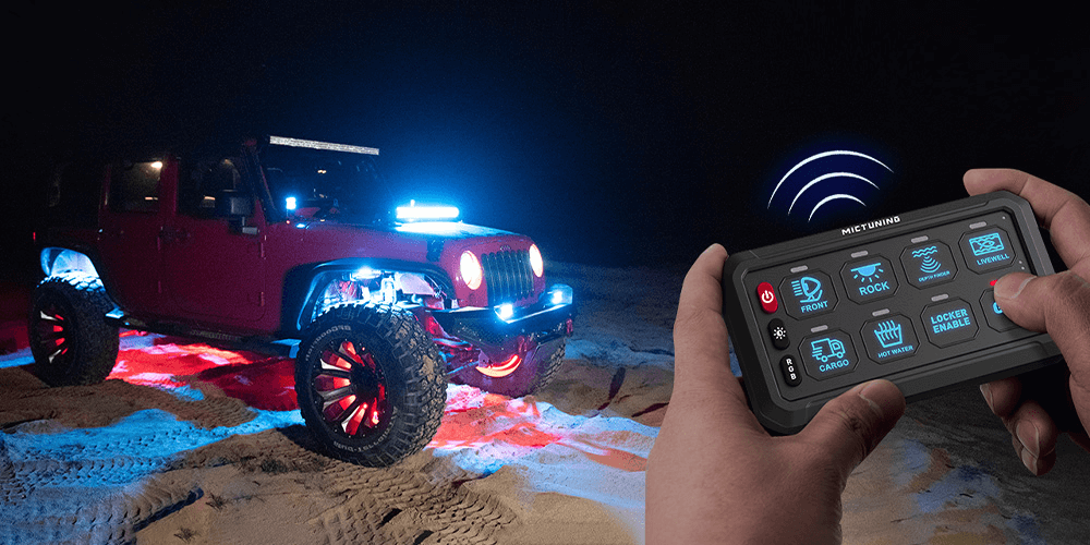 Control Lights & Devices Remotely with MICTUNING P1s-AC Wireless Switch Panel