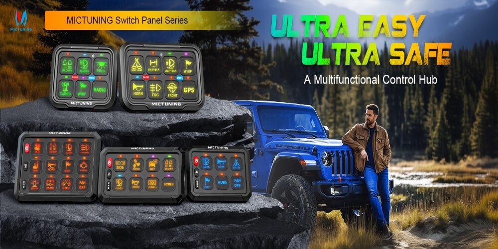 Top 5 Reasons Why the MICTUNING P8-Ultra RGB Switch Panel Is a Must-Have for Your Vehicle