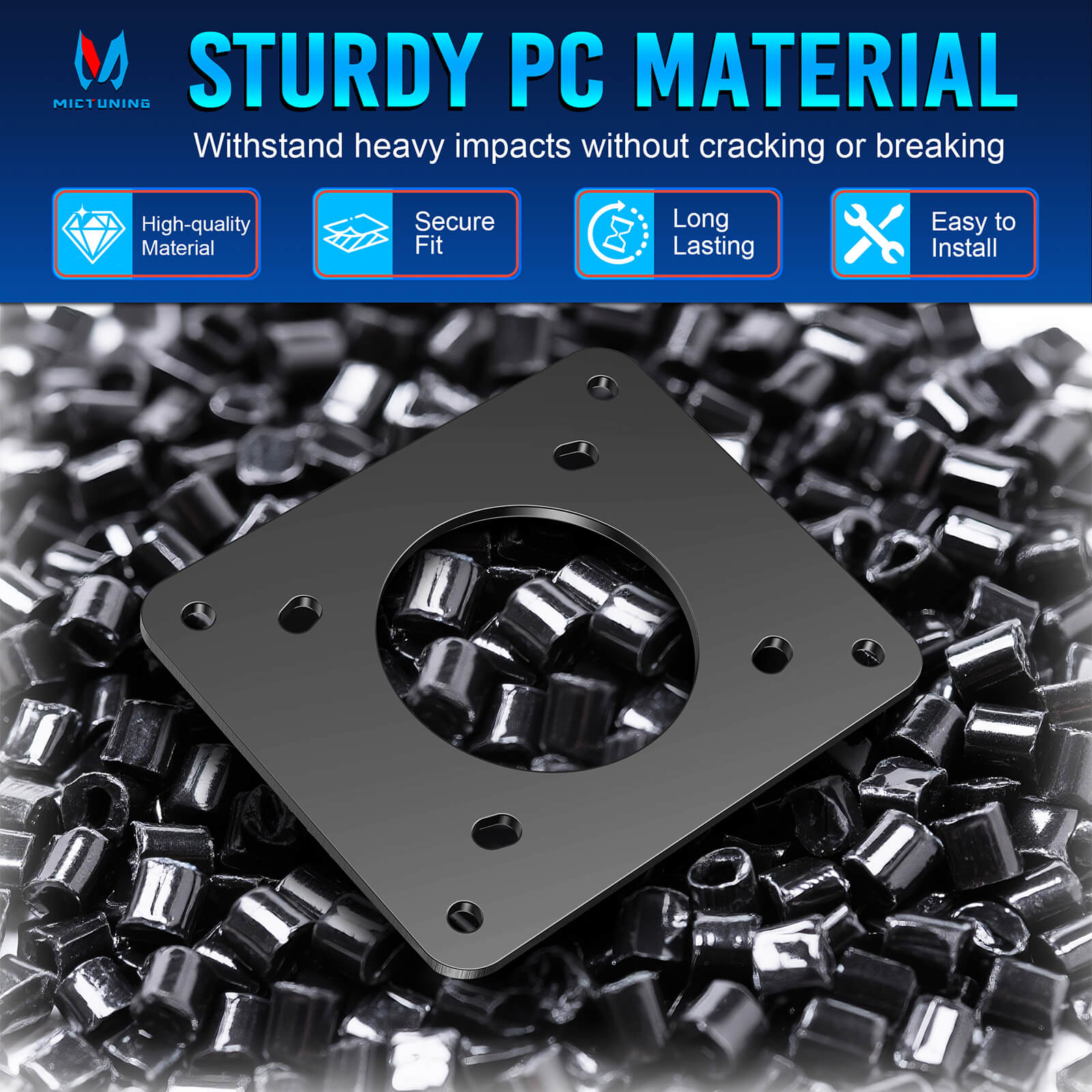 Golf Cart Charging Port Adapter 3 Holes/4 Holes, Compatible with EZGO TXT EZ-GO Golf Cart, 110V AC 36V Adapter Plate for Lithium Battery Conversion and On Board Charging