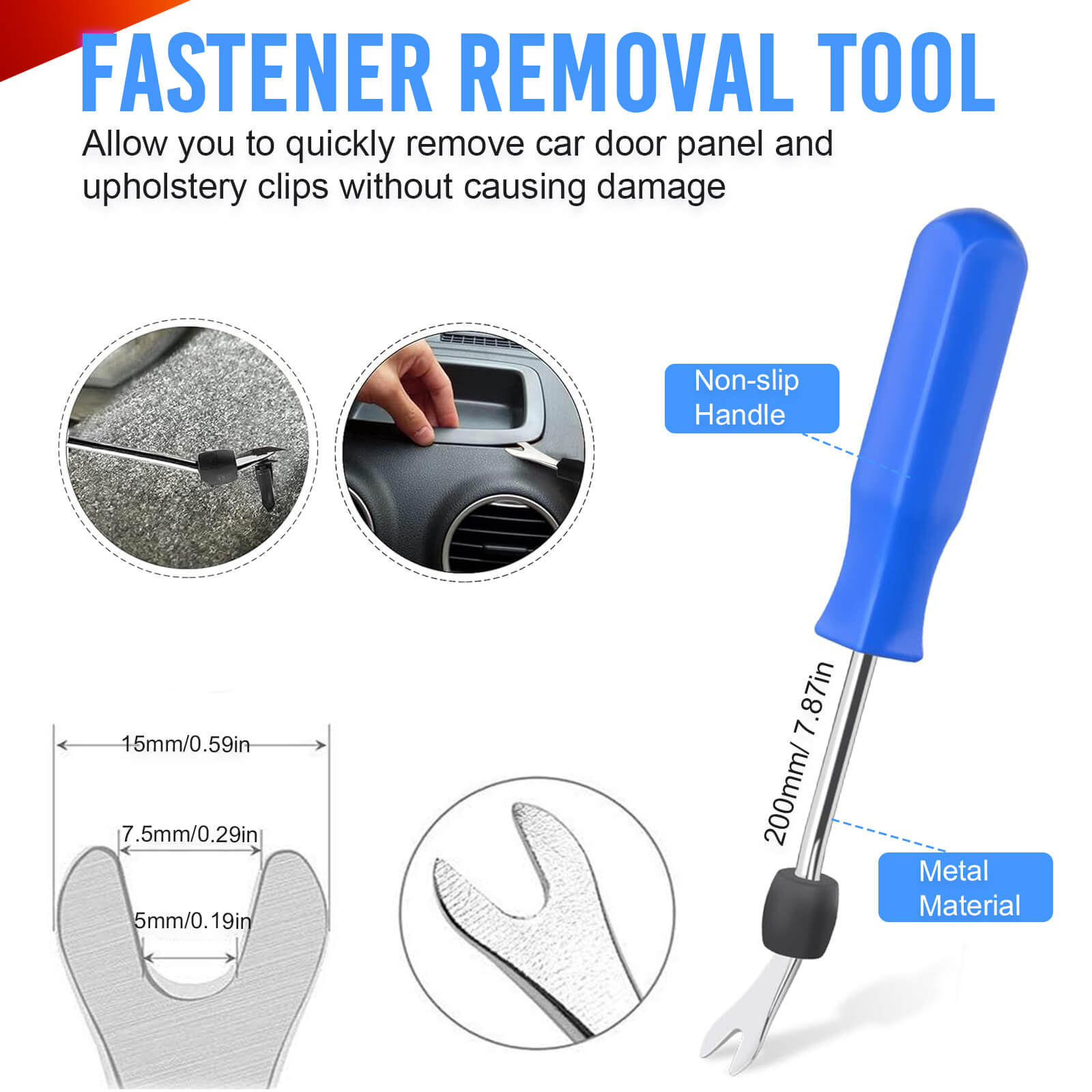 1295pcs Car Mount Clips Auto Fasteners Removal Tool Kit, 37 Popular Size Bumper, Universal Mudguard Rivets Retainers Cable Ties