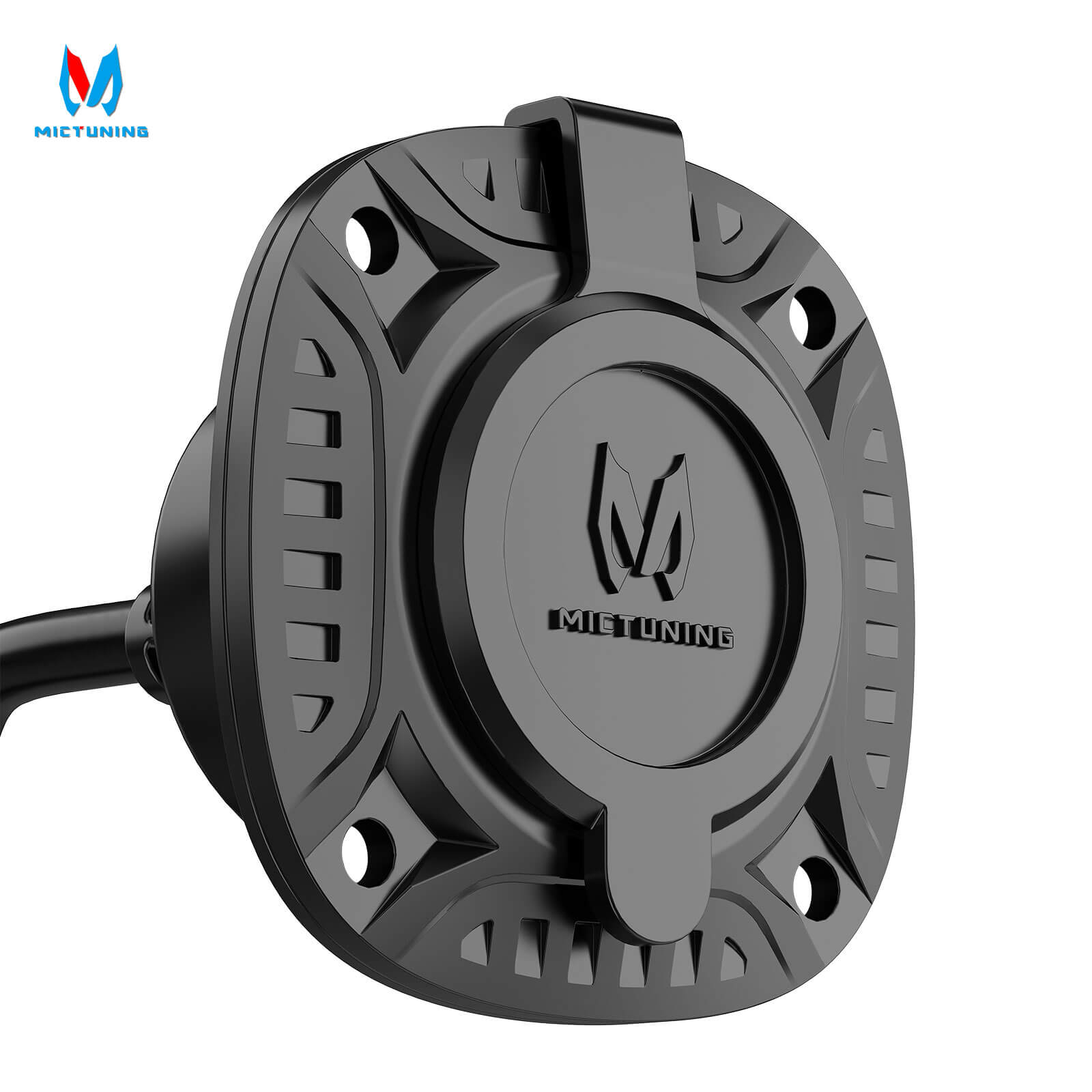 5-in-1 AC Port Plug 20A 125V, RV Shore Power Inlet Plug with T-Blade Adapter