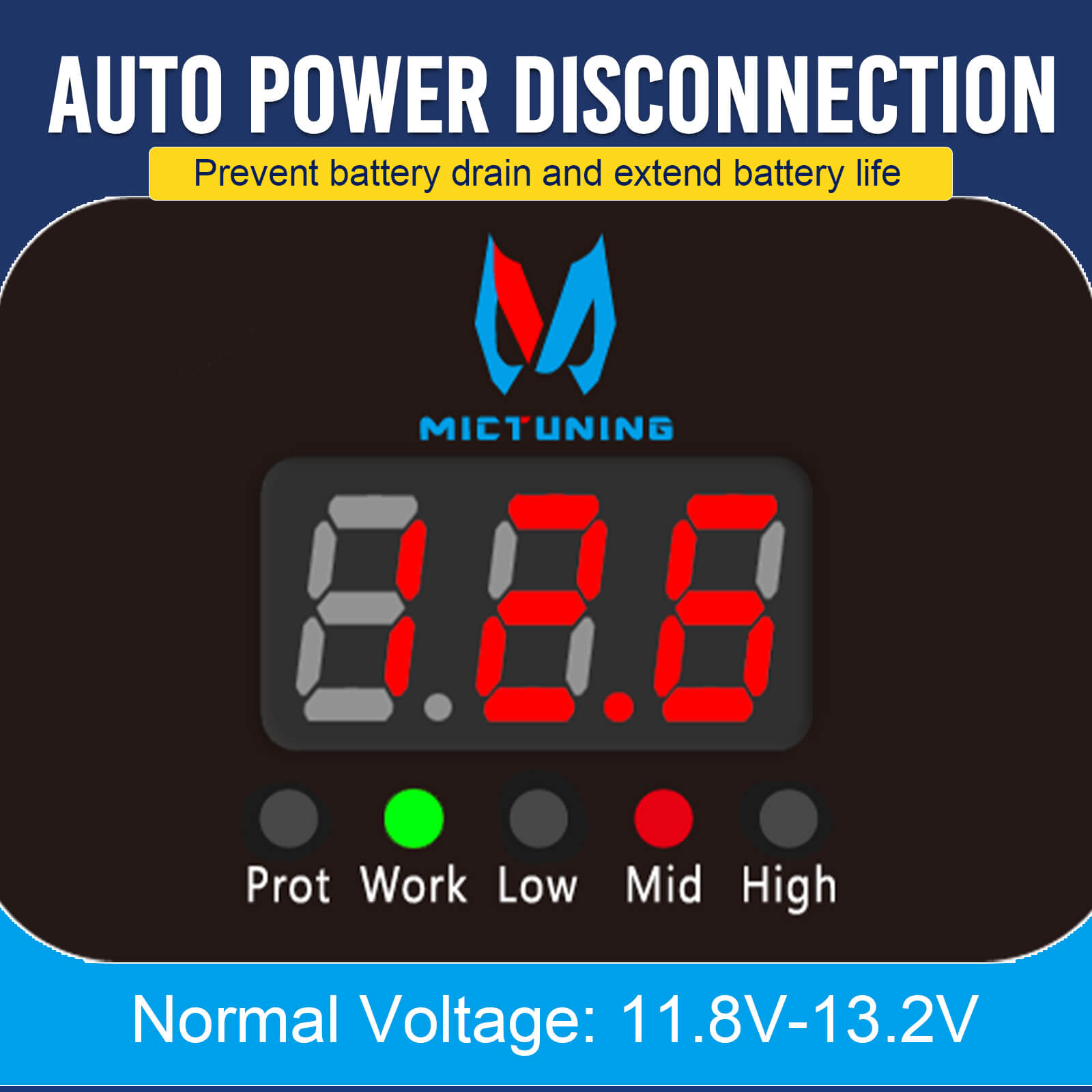 Kill Switch Remote Control 12V 240A Battery Disconnect Isolator Anti-Theft Switch with Digital Display LED Indicators Automatic Power Shut Off for RV Truck Camper Boat
