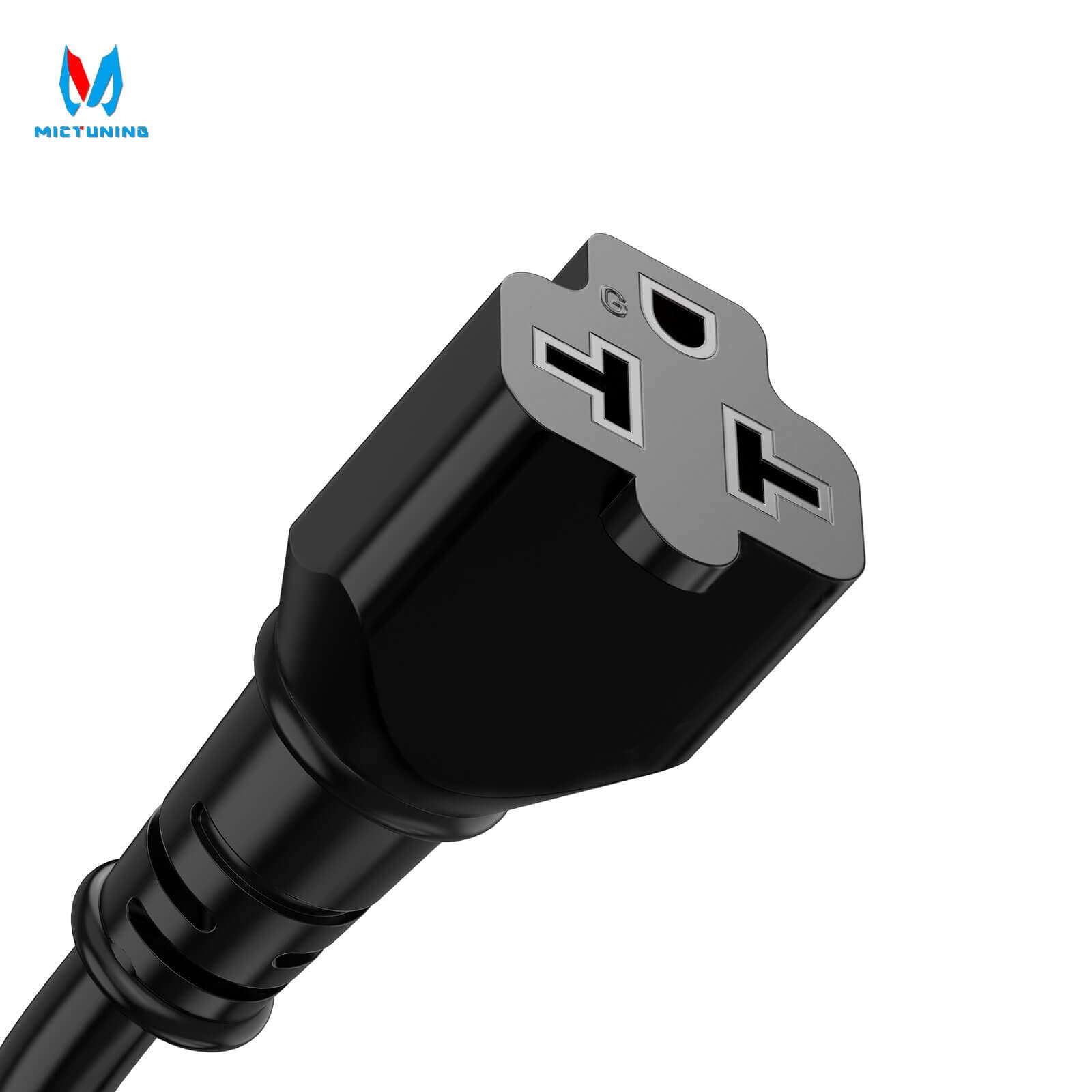 5-in-1 AC Port Plug 20A 125V, RV Shore Power Inlet Plug with T-Blade Adapter