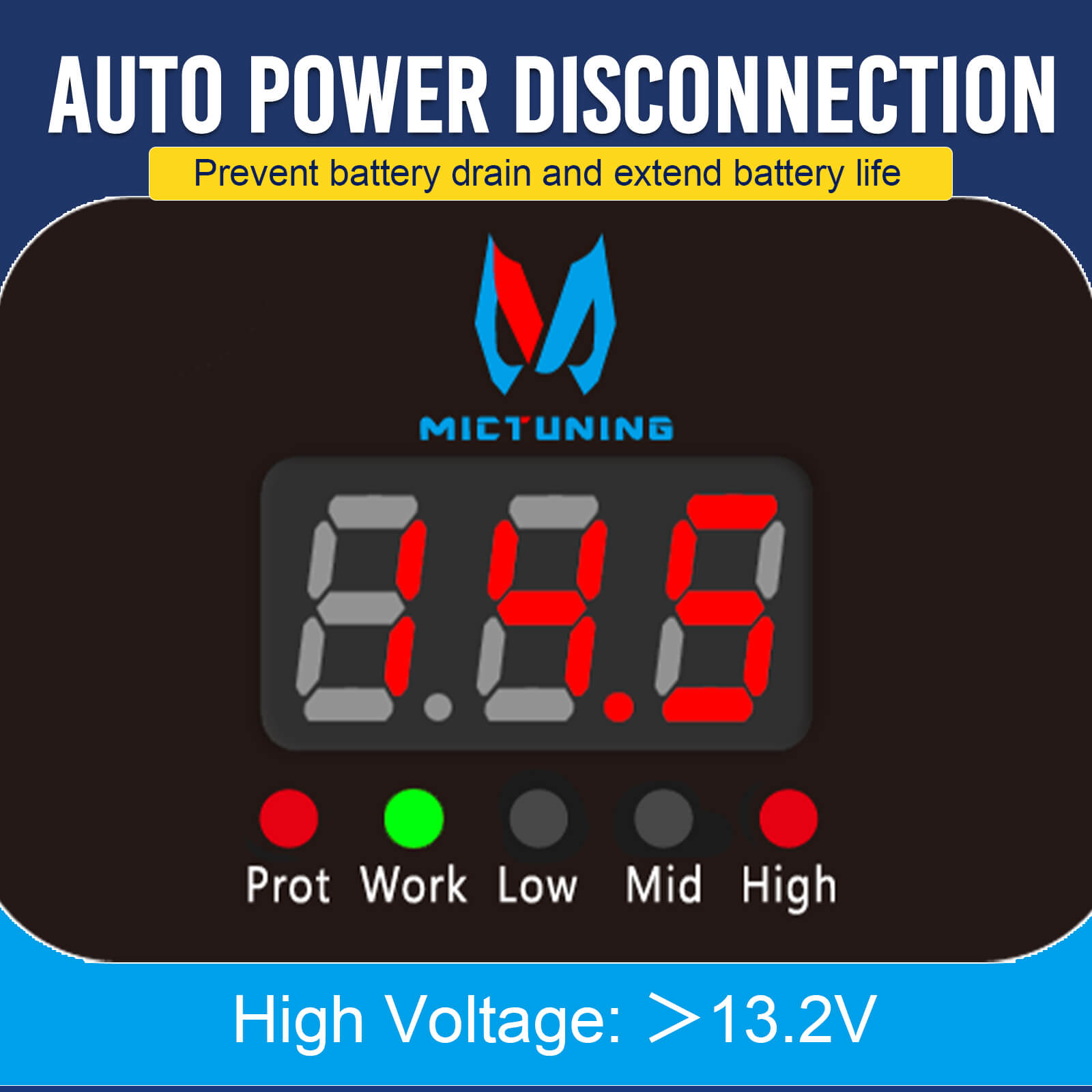 Kill Switch Remote Control 12V 240A Battery Disconnect Isolator Anti-Theft Switch with Digital Display LED Indicators Automatic Power Shut Off for RV Truck Camper Boat