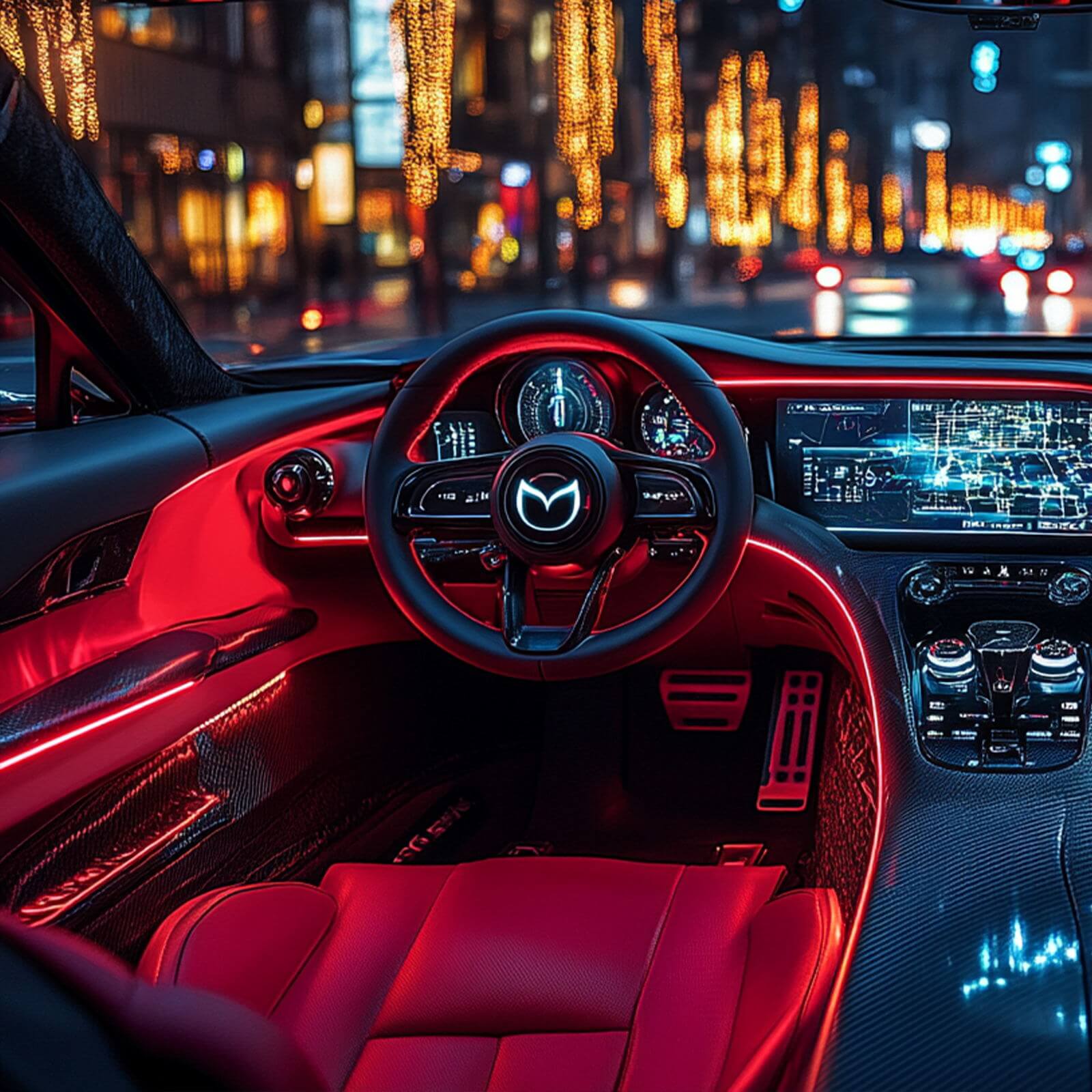 Interior Car LED Strip Lights, RGB Neon Ambient Lighting Kit with Fiber Optic Tubing, 16 Million Colors, Wireless APP & Remote Control, 6-in-1 /8-in-1 /10-in-1
