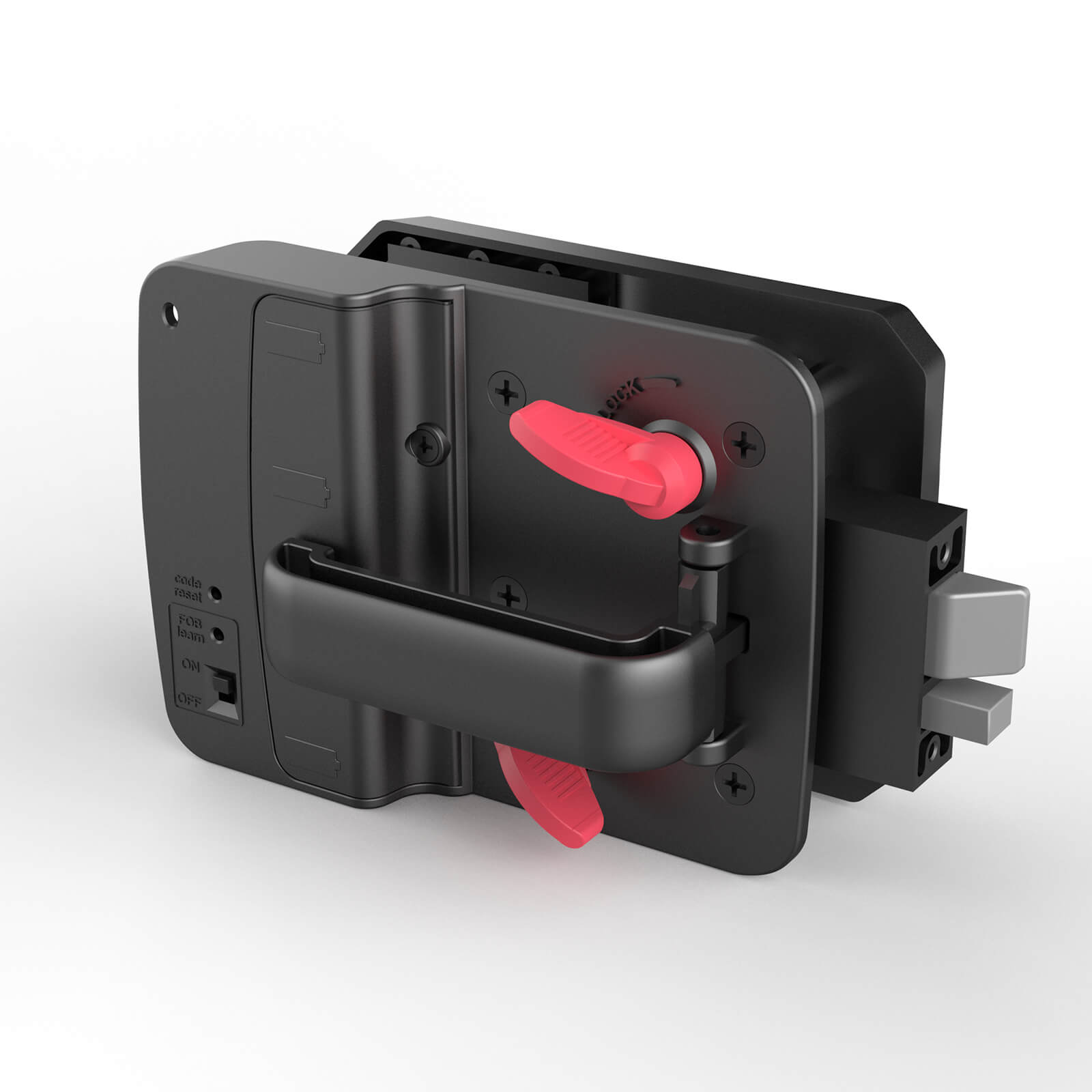 2025 Upgraded Keyless RV Door Lock Replacement, 10 Digits LED Keypad, Wireless Key Fob, Electronic NFC & Mechanical Key