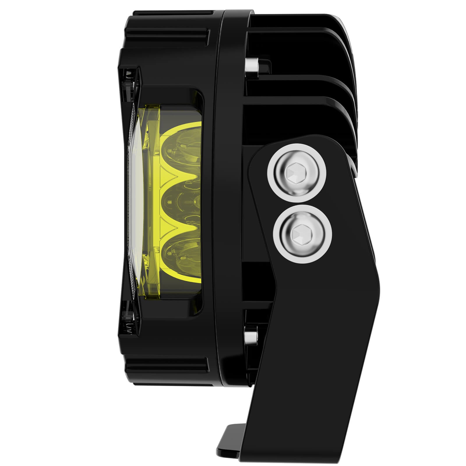 5 Inch 180W LED Light Pods White/Yellow - 270° Side Shooter with DRL & Turn Signal, Fog Spot Flood Auxiliary Ditch Lamps w/ Covers, Pair