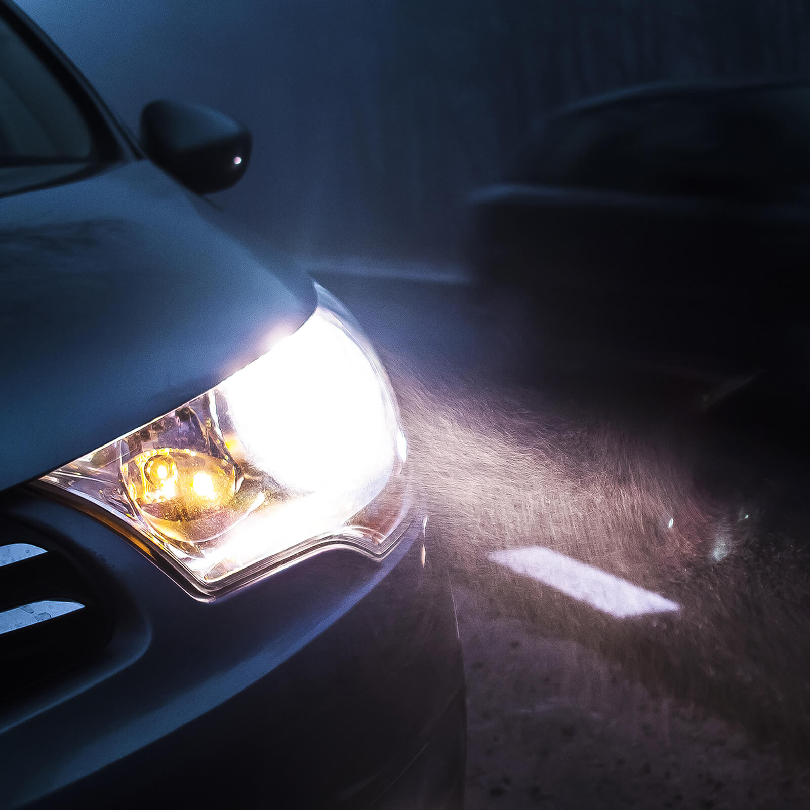 H8/H9/H11/H16 LED Headlight Light Bulbs, Super Bright 8000LM 6000K White with Cooling Fan, 1:1 Mini Size Plug and Play Car Fog Light, Pack of 2