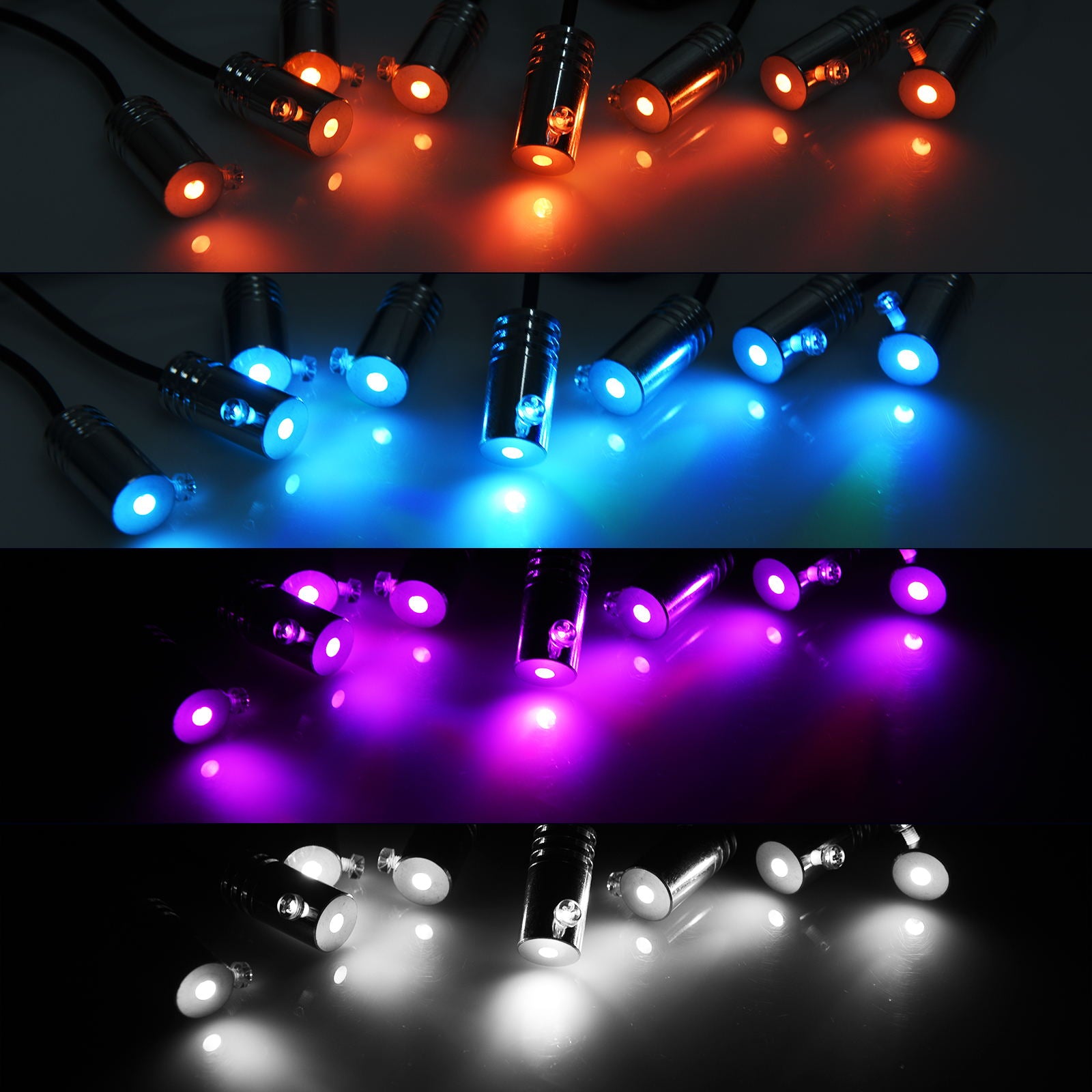 Interior Car LED Strip Lights, RGB Neon Ambient Lighting Kit with Fiber Optic Tubing, 16 Million Colors, Wireless APP & Remote Control, 6-in-1 /8-in-1 /10-in-1