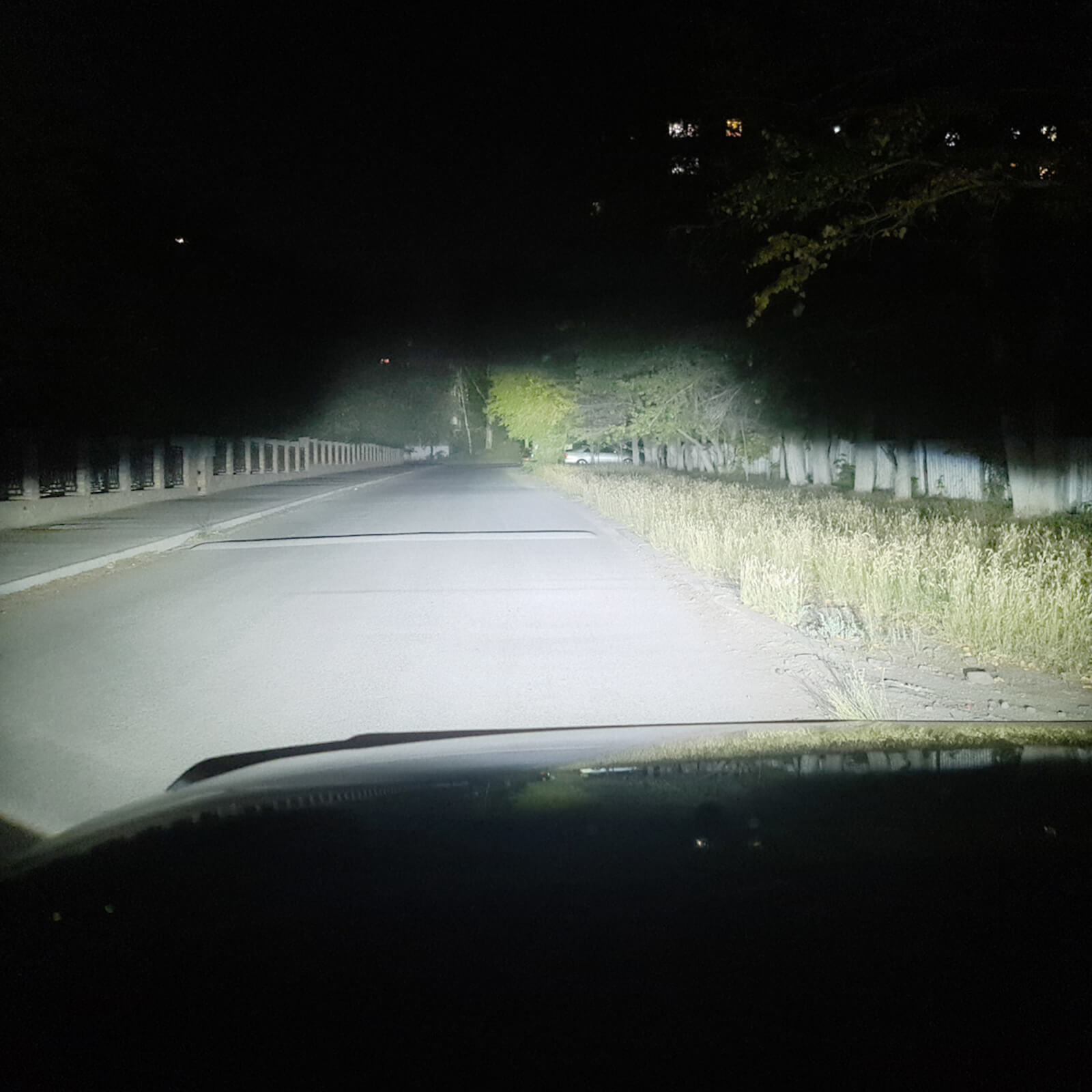 H7/H18 LED Headlight Light Bulbs, Super Bright 8000LM 6000K White with Cooling Fan, 1:1 Mini Size Plug and Play Car Fog Light, Pack of 2