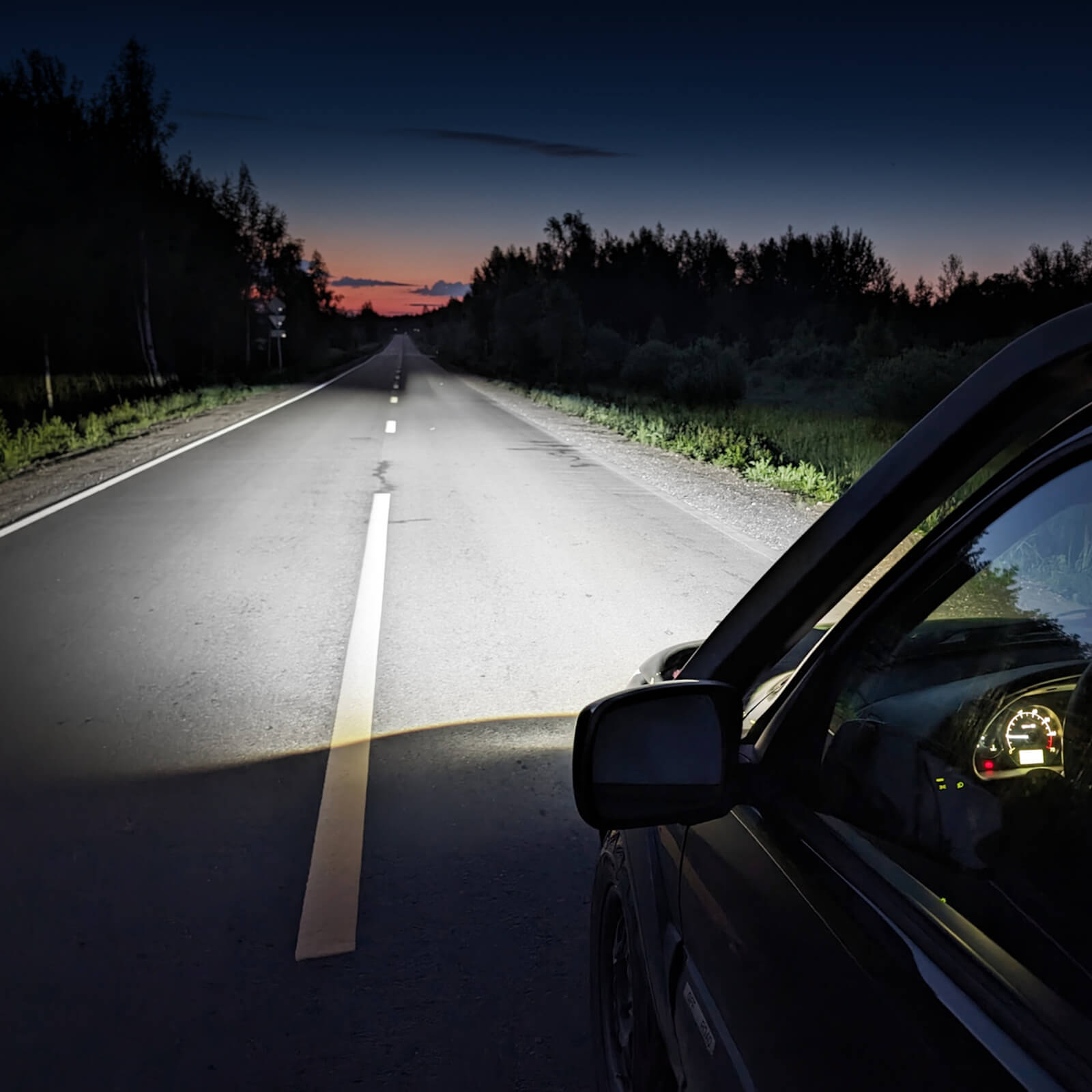 H7/H18 LED Headlight Light Bulbs, Super Bright 8000LM 6000K White with Cooling Fan, 1:1 Mini Size Plug and Play Car Fog Light, Pack of 2