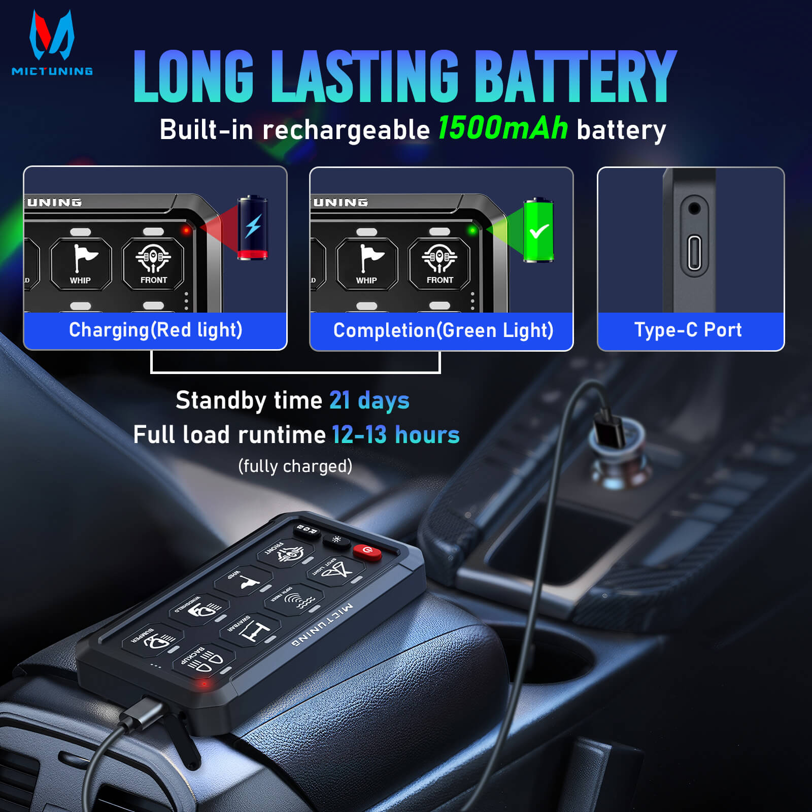 Upgraded P1s-AC-APP Wireless RGB Switch Panel with App Control, 8/12 Gang, 262FT Range, Aluminum Alloy 4 Control Modes