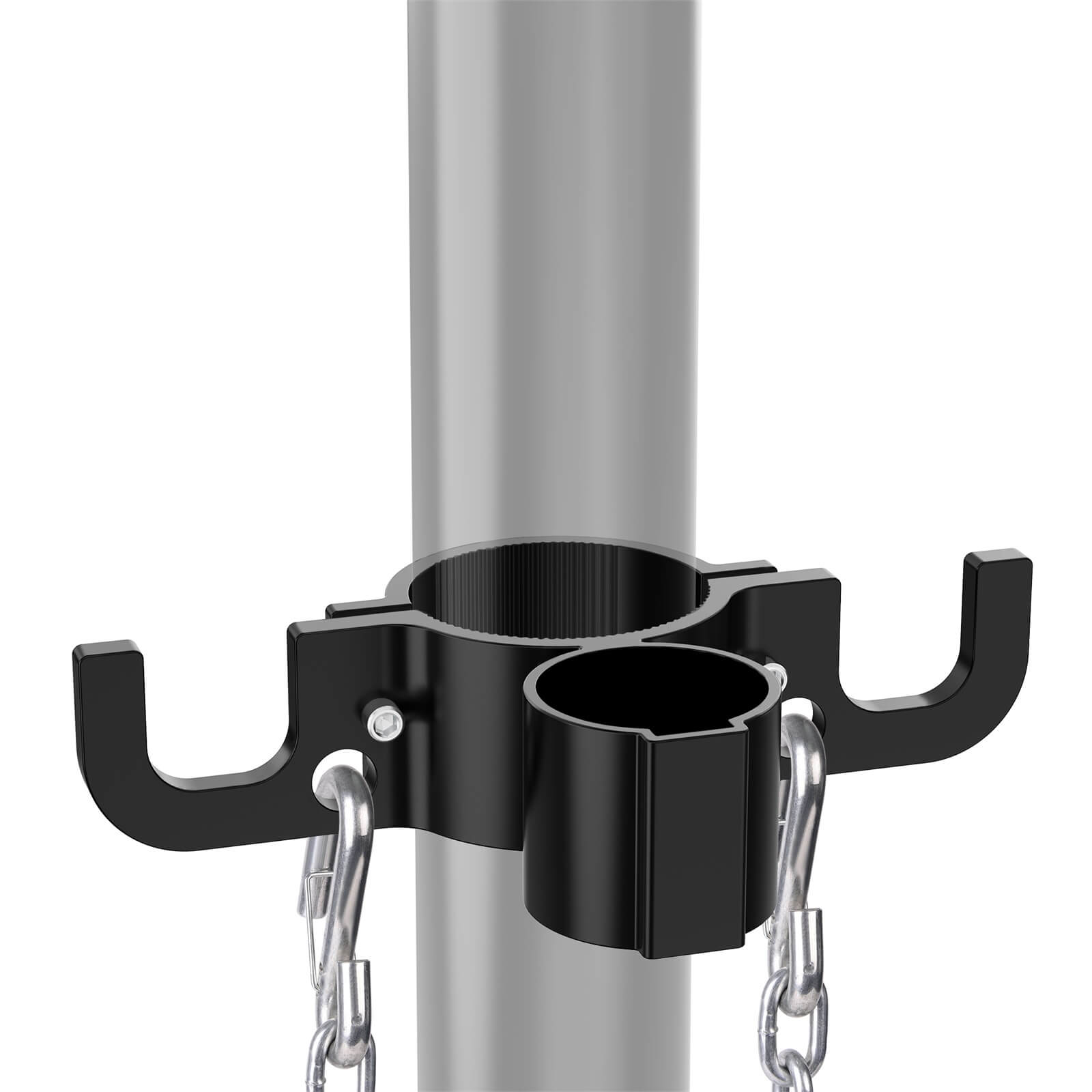 Trailer Towing Chain Organizer, 7-Way Plug Holder with Hollow Bottom, Heavy-Duty RV Tongue Jack Accessories