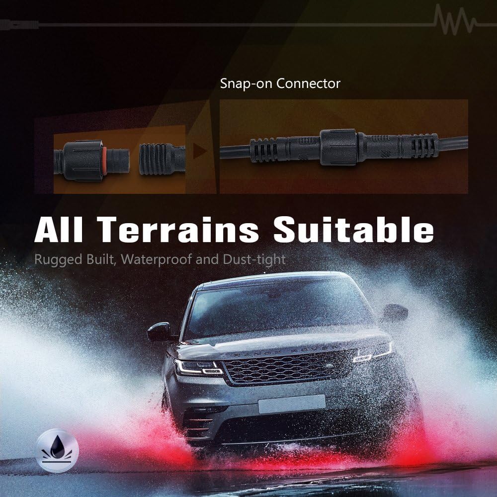 10FT 4Pin Extension Wire Cable (2PCS) - Only for 2nd-GEN(CM) RGB, and P1S P8 P8Y P1Y P1C Series Swtich Panel