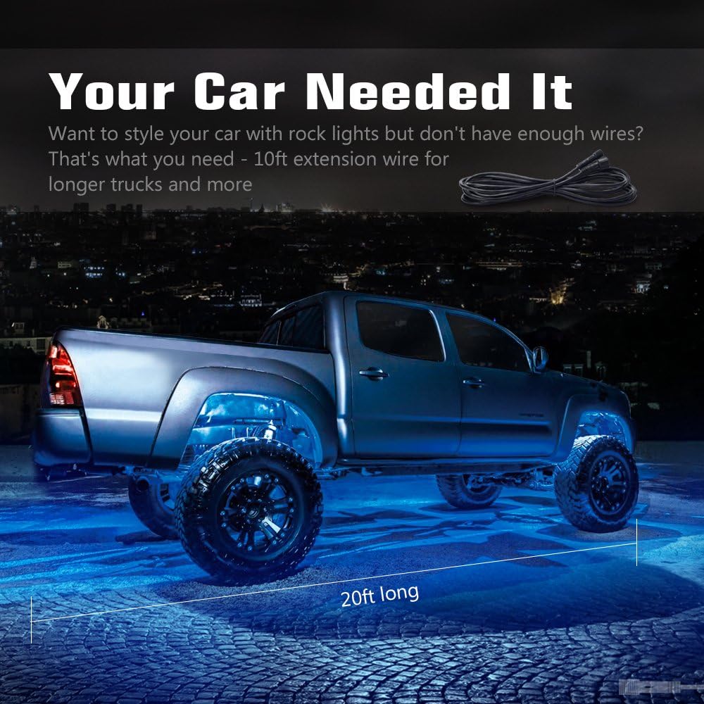 10FT 4Pin Extension Wire Cable (2PCS) - Only for 2nd-GEN(CM) RGB, and P1S P8 P8Y P1Y P1C Series Swtich Panel