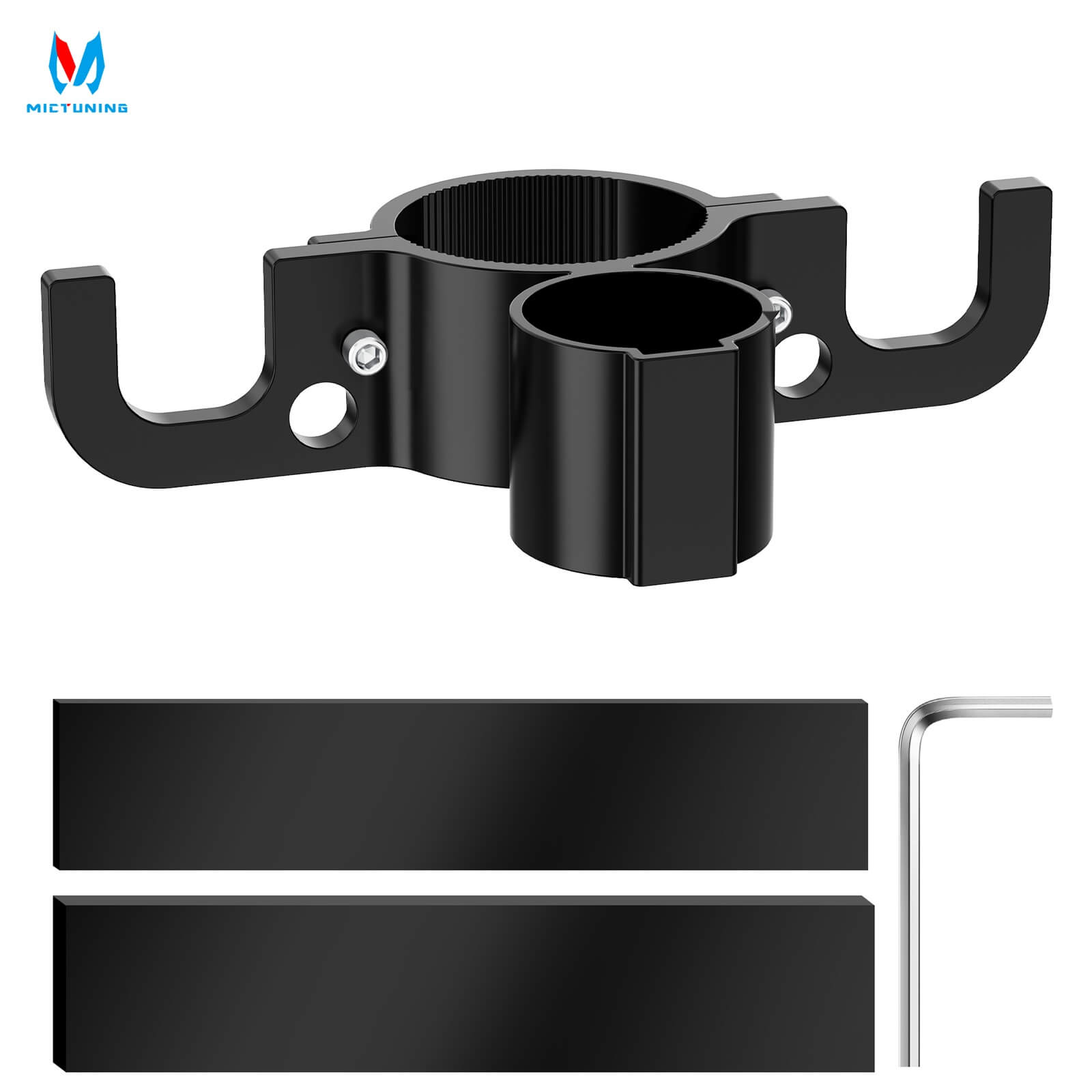 Trailer Towing Chain Organizer, 7-Way Plug Holder with Hollow Bottom, Heavy-Duty RV Tongue Jack Accessories