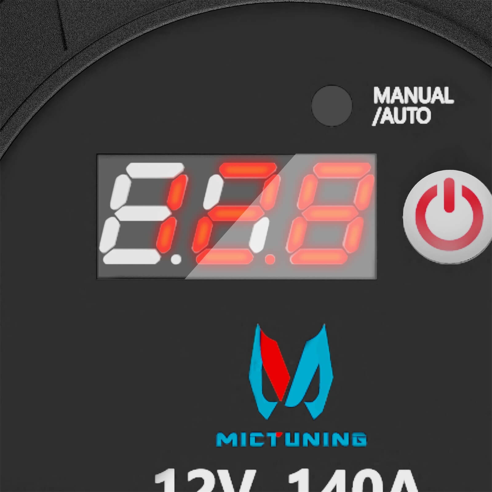 12V 140 AMP Dual Battery Isolator Voltage Sensitive Relay with Digital Voltmeter Smart VSR Manual/Automatic Charger Disconnect Lead-Acid Battery