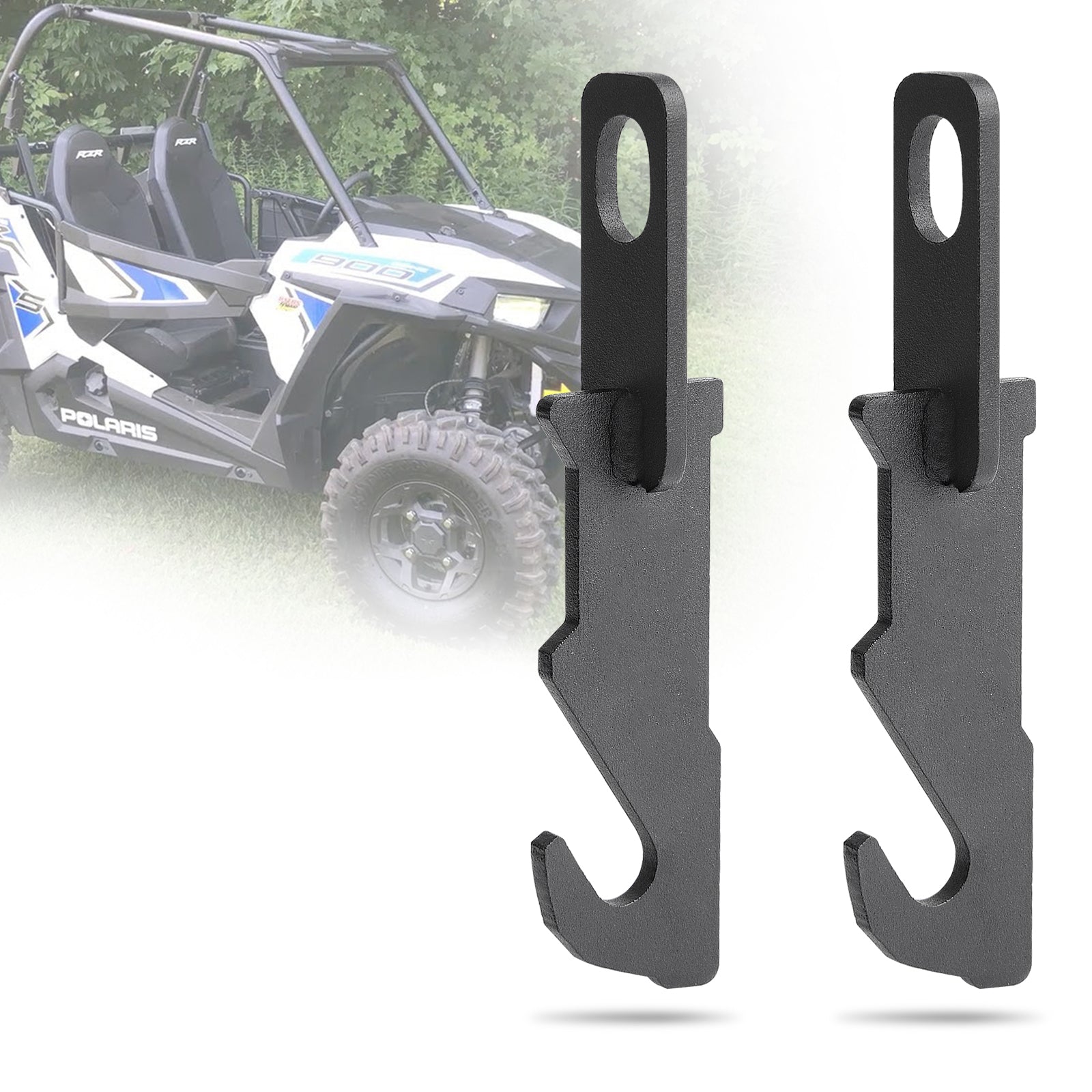 RZR Door Latches 2 PCS, 3.5" Door Vent Extender Anti-Rust Easy Latches Lock