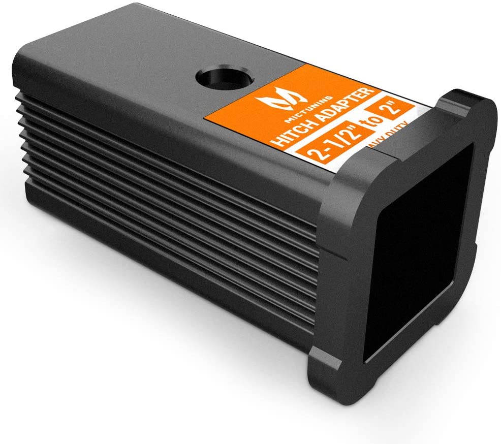 2-1/2'' Class V to 2'' Class III and IV Trailer Hitch Receiver Adapter Reducer 2.5'' to 2'' Sleeve Convertor