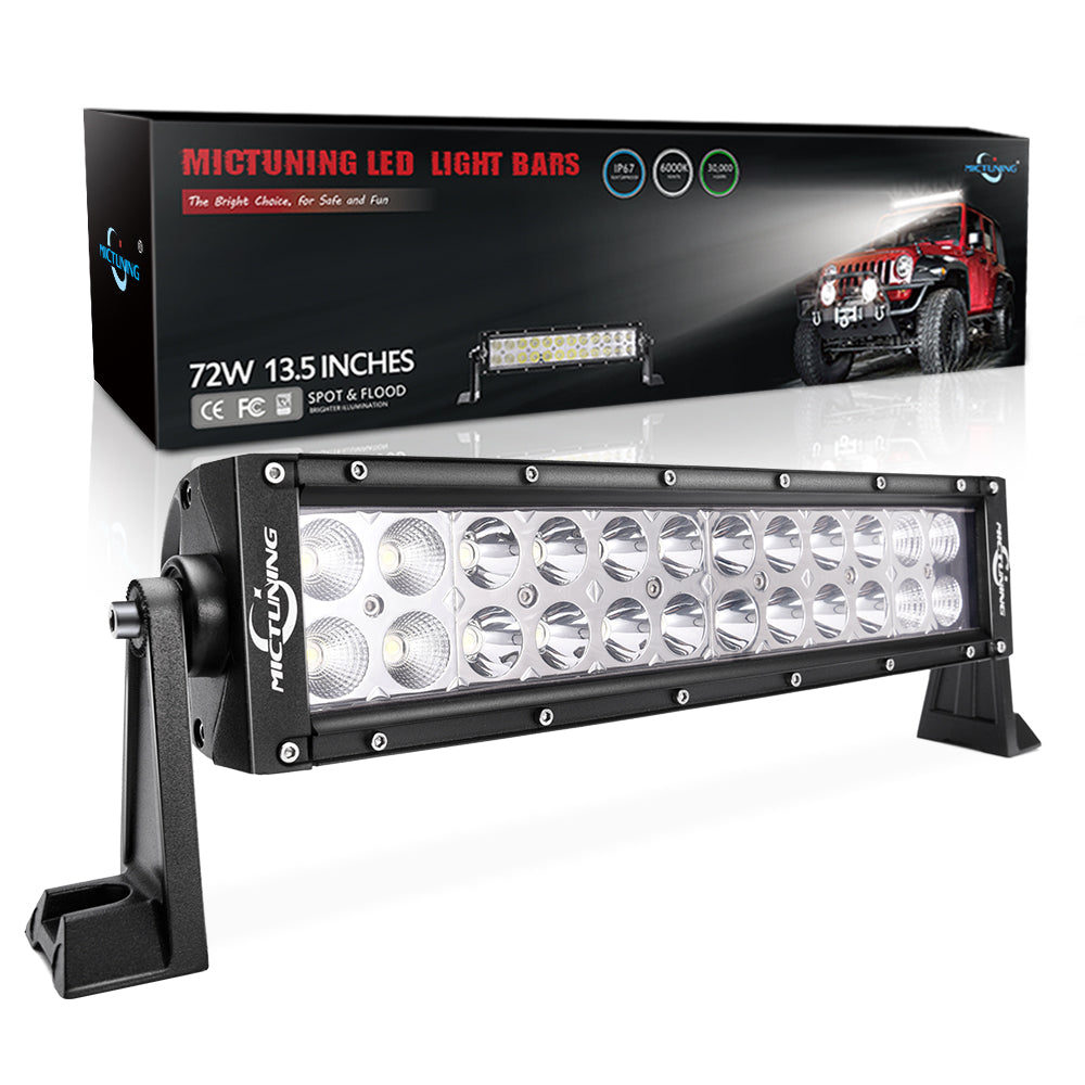 Cheap 72W Off Road LED Light Bar Work Lamp Headlight Beam 6000K