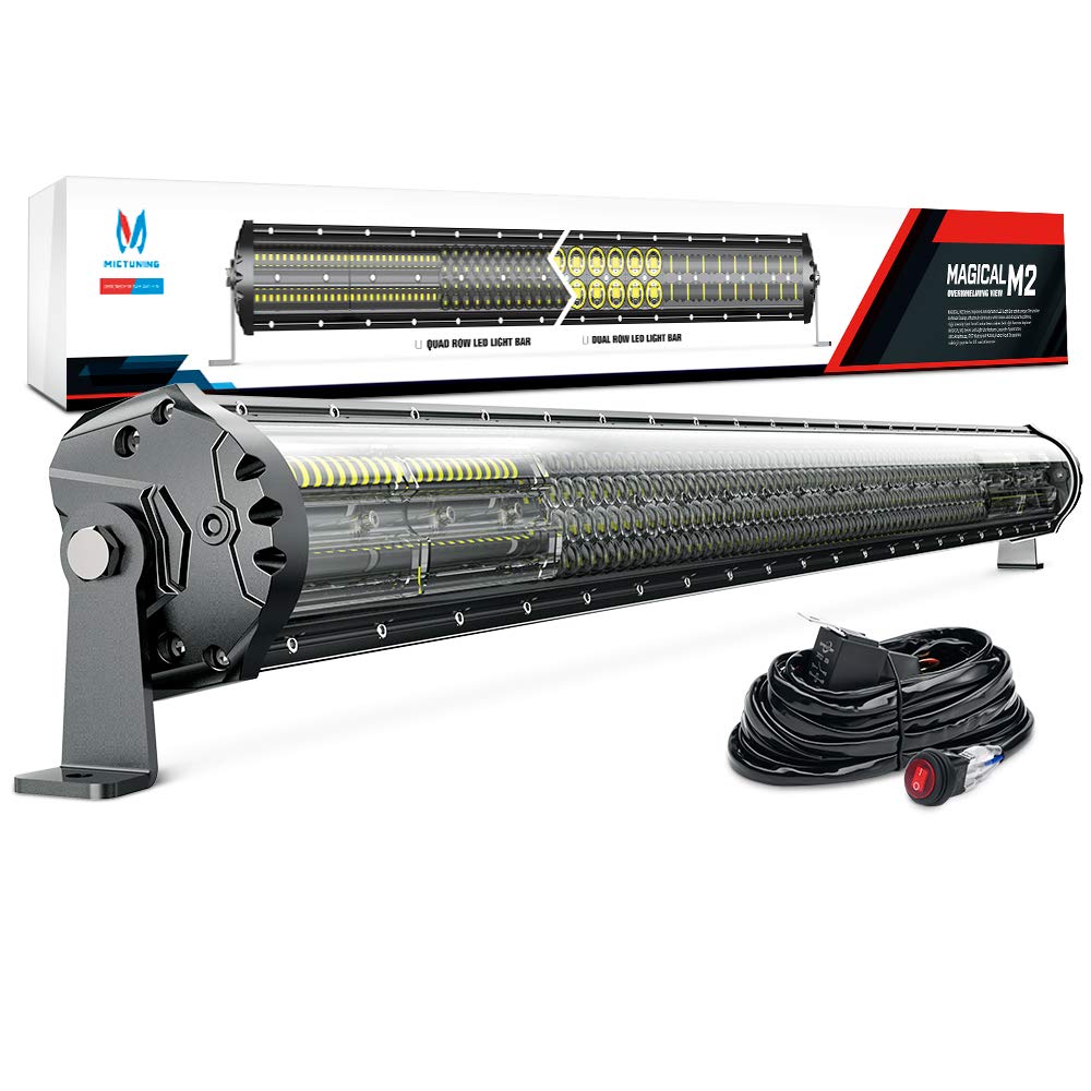 M2 42 Inch LED Light Bar 320w Quad Row Off Road Lights 22420lm