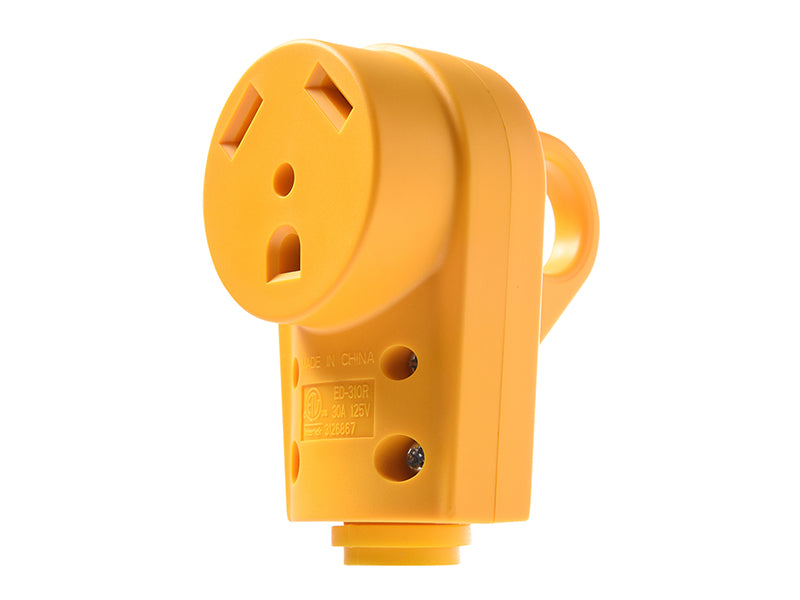 RV 125V 30Amp Male & Female Plug Receptacle – Heavy Duty Power Cord End Replacement