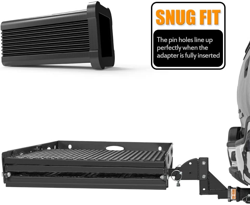 2-1/2'' Class V to 2'' Class III and IV Trailer Hitch Receiver Adapter Reducer 2.5'' to 2'' Sleeve Convertor