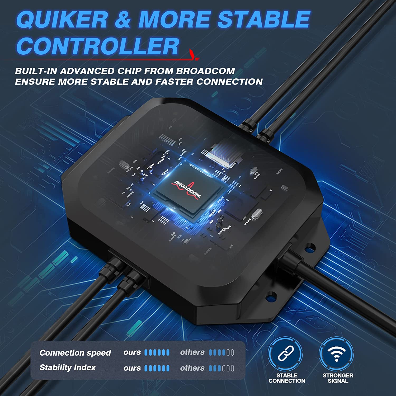 C3 8 Pods RGBW Rock Lights Kit with 15.5″/17.5″ RGBW Wheel Ring Lights Kit