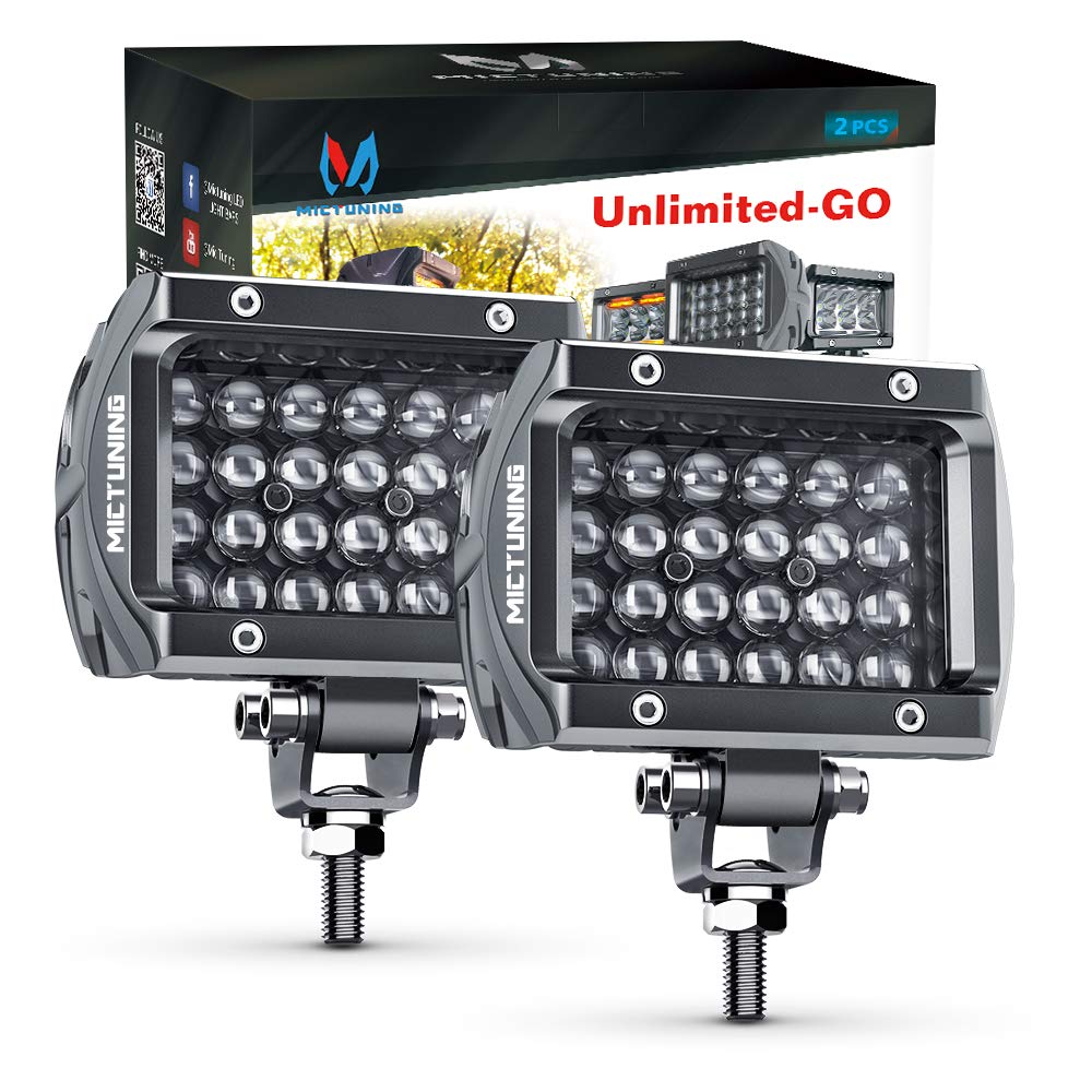 K1 LED Pods Quad Row Off Road Combo LED Light Bar 1920lm Driving Fog Lamps 2Pcs 4 Inch