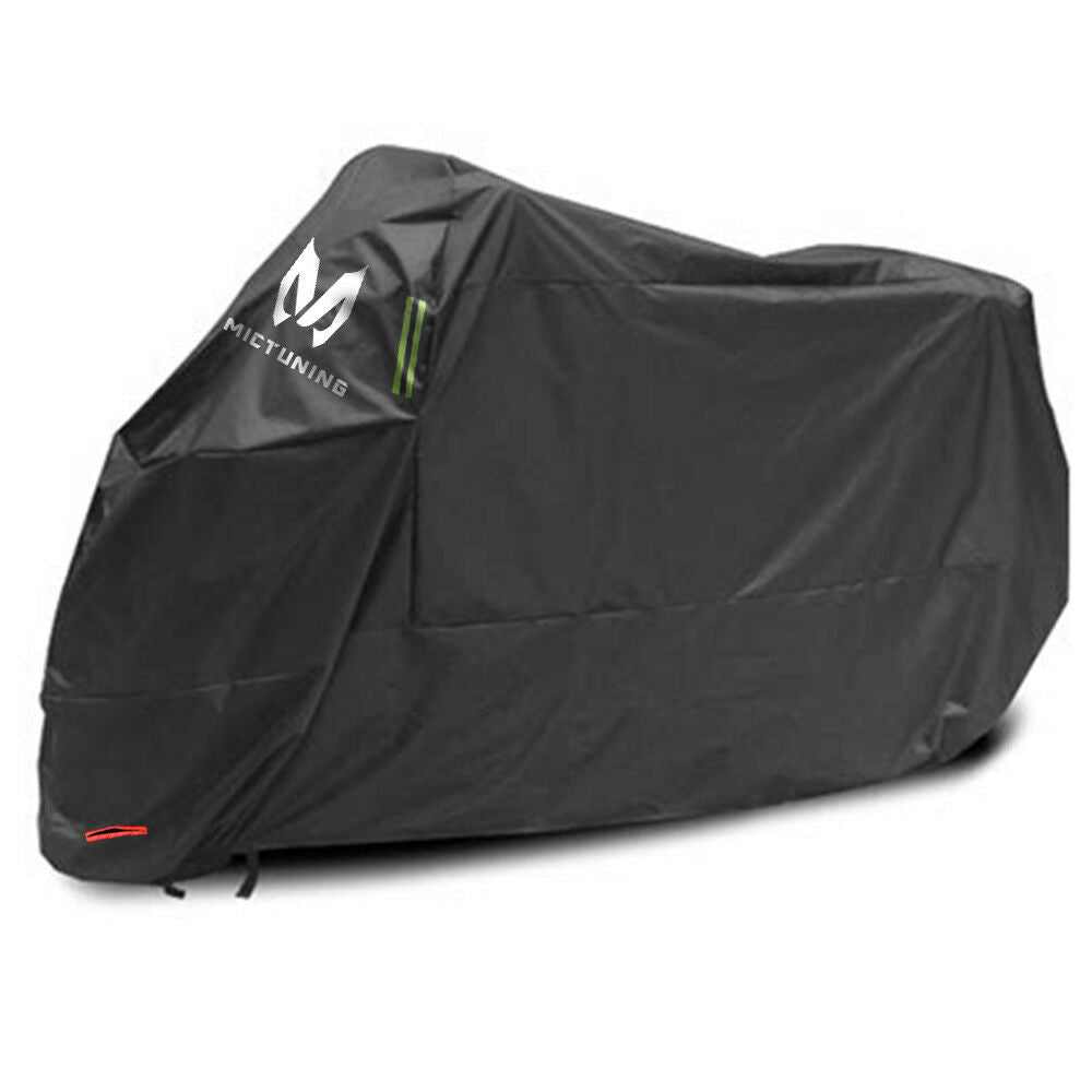 Waterproof Motorcycle Cover All Weather Outdoor for 104" Motorcycle