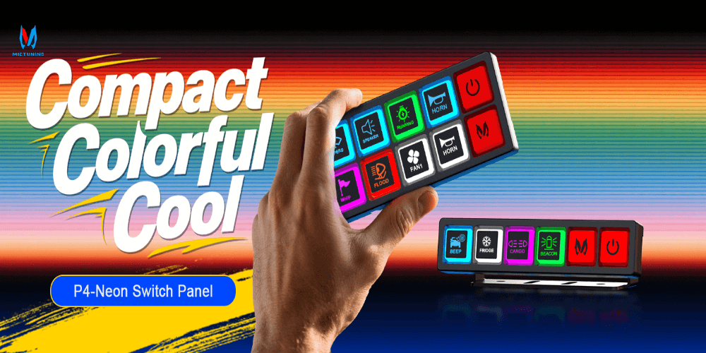 MICTUNING P4 Neon Switch Panel - A Game-Changer for Off-road Enthusiasts