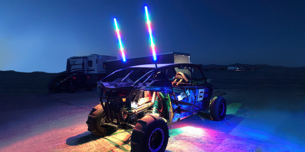Stay Visible and Stand Out: The Benefits of Whip Lights for Nighttime Off-Roading