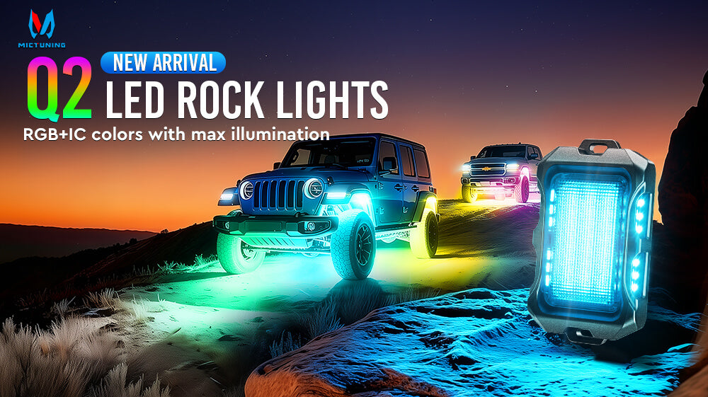 Unleash Your Style with MICTUNING Q2 MAX RGB+IC Rock Lights
