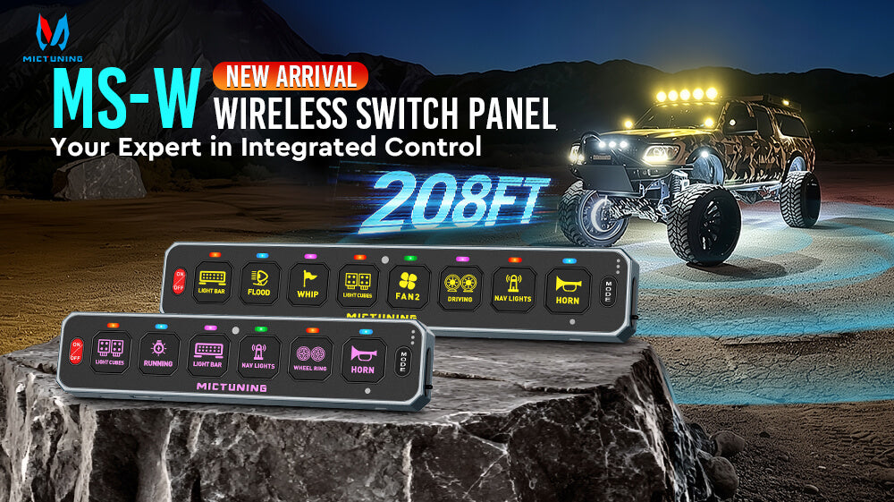 How the MICTUNING MS-W Wireless Switch Panel Is Changing Off-Road Electrical Control