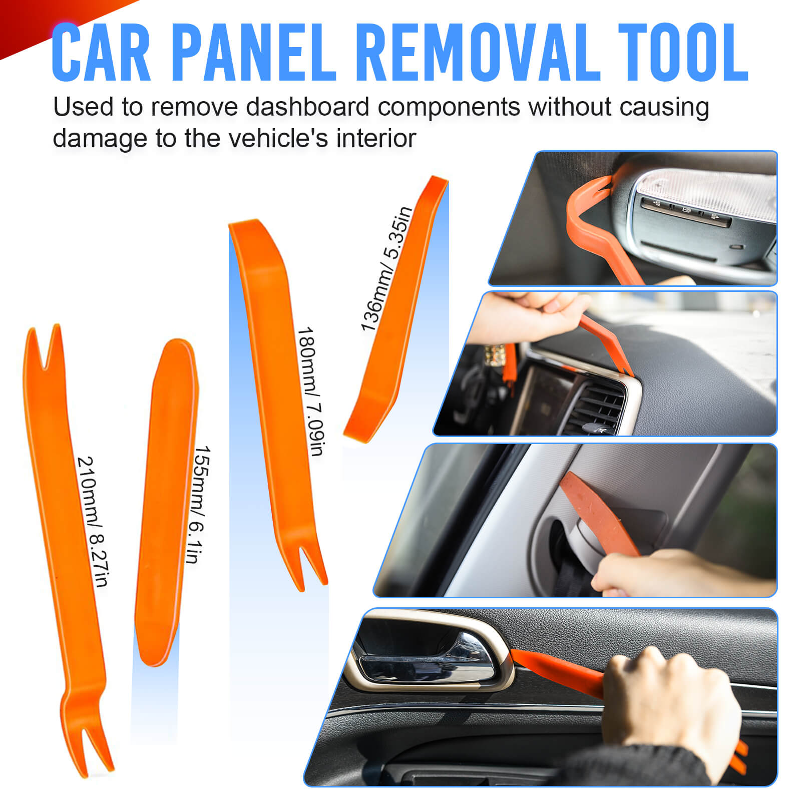 680pcs Car Mount Clips Auto Fasteners Removal Tool Kit, 22 Popular Size Nylon Bumper, Universal Mudguard Rivets Retainers Cable Ties