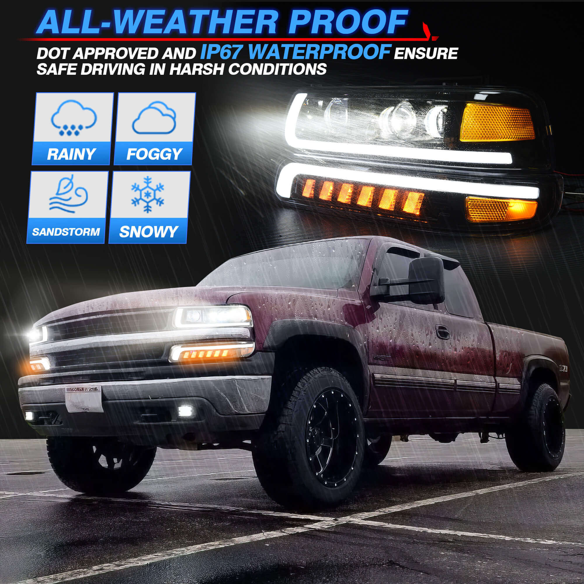 2002 chevrolet silverado 1500 deals daytime running lights