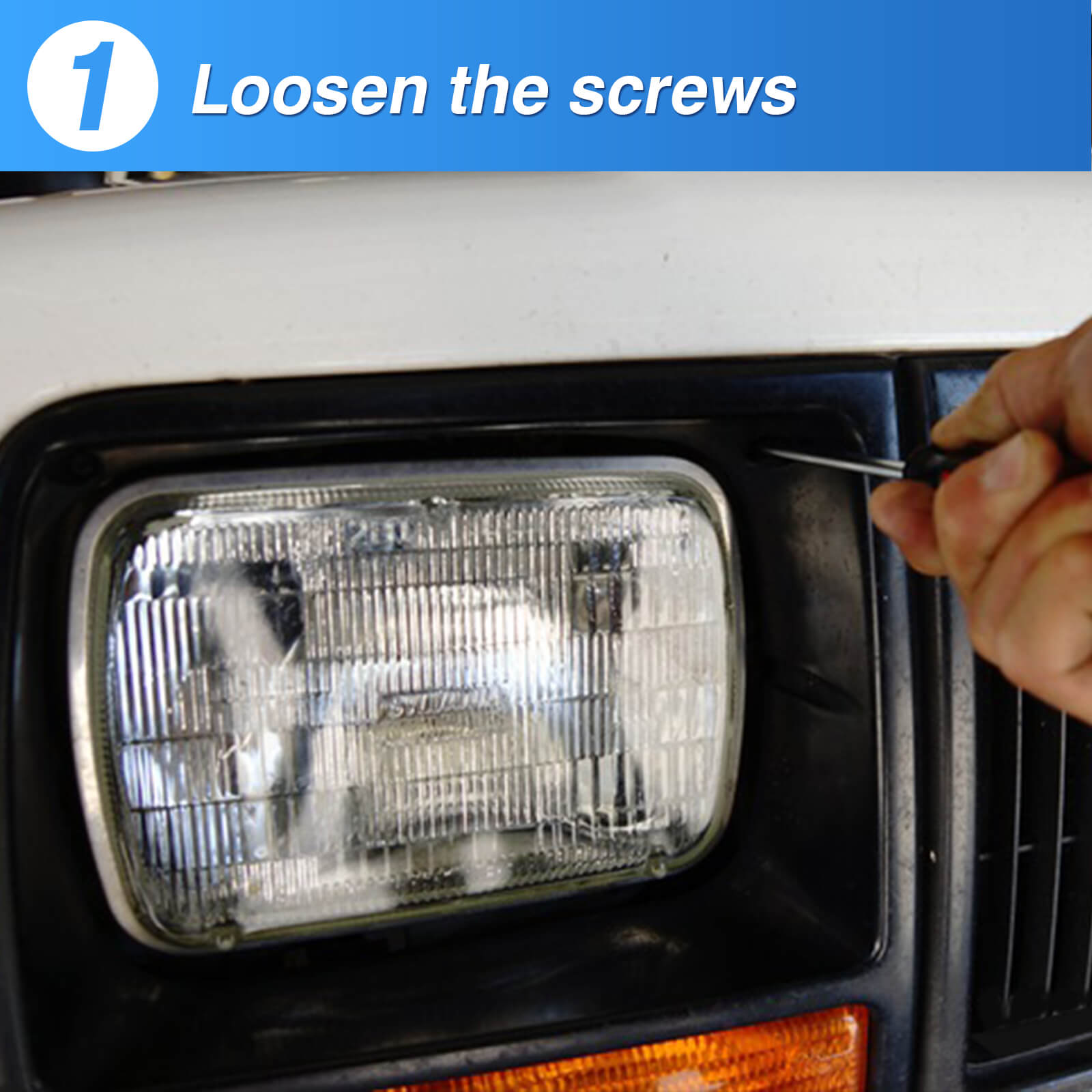 5x7"/7x6" Square LED Headlights, DOT Approved H6054 LED Headlights with Hi/Low Beam DRL Amber Turn Signal, For Jeep Wrangler Cherokee XJ YJ Nissan Toyota GMC, 2PCS