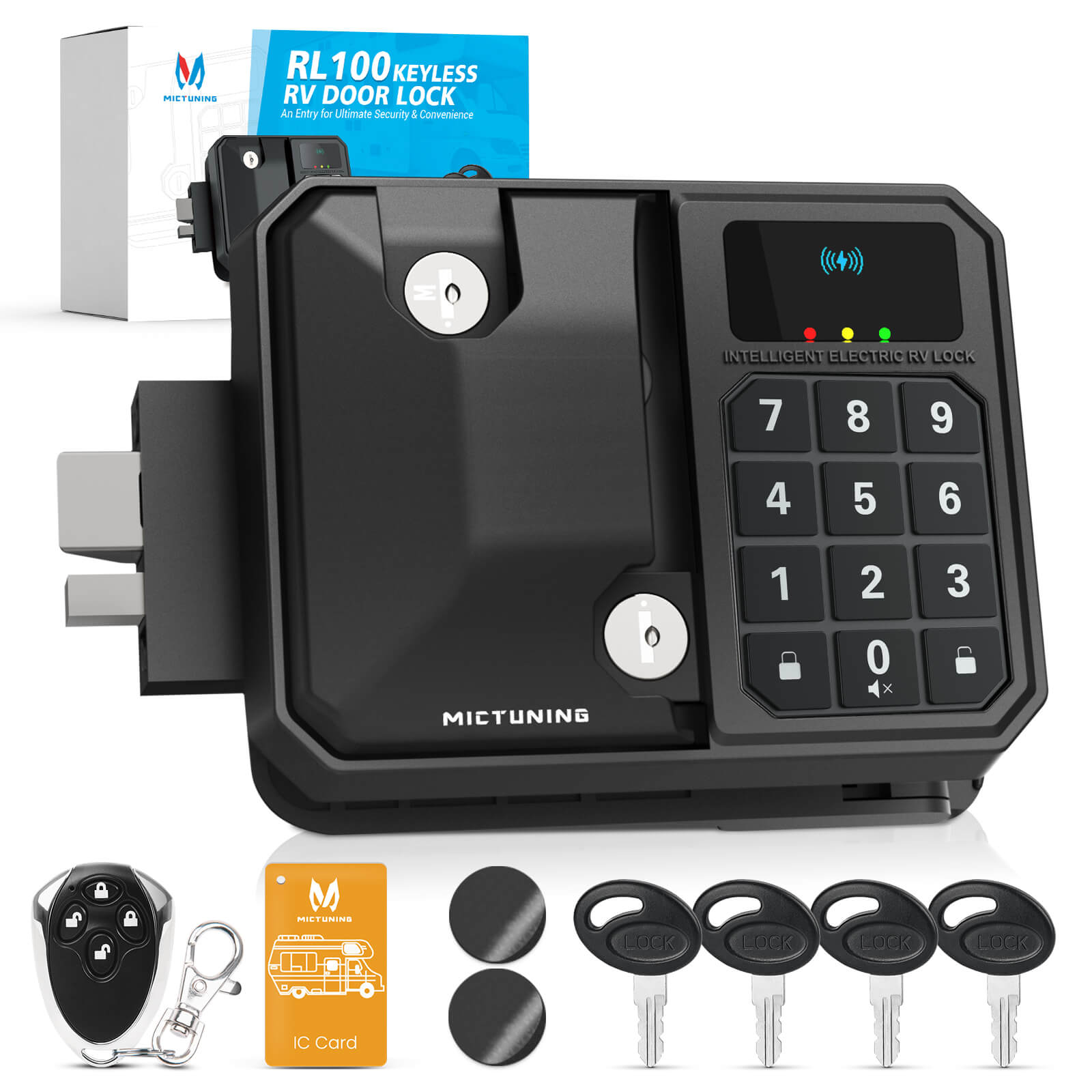 Keyless RV Door Lock Replacement, MICTUNING Keyless Entry Camper Door ...