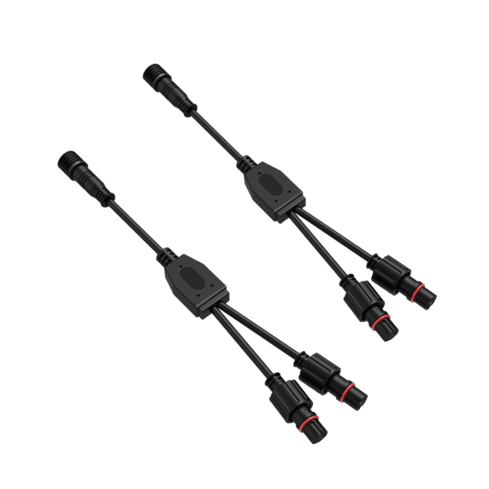 5-Pin Extension Cord Y Splitter Female to 2 Male Connectors Wire Cable for RGBW C1, C2 & Q1 Series Lights