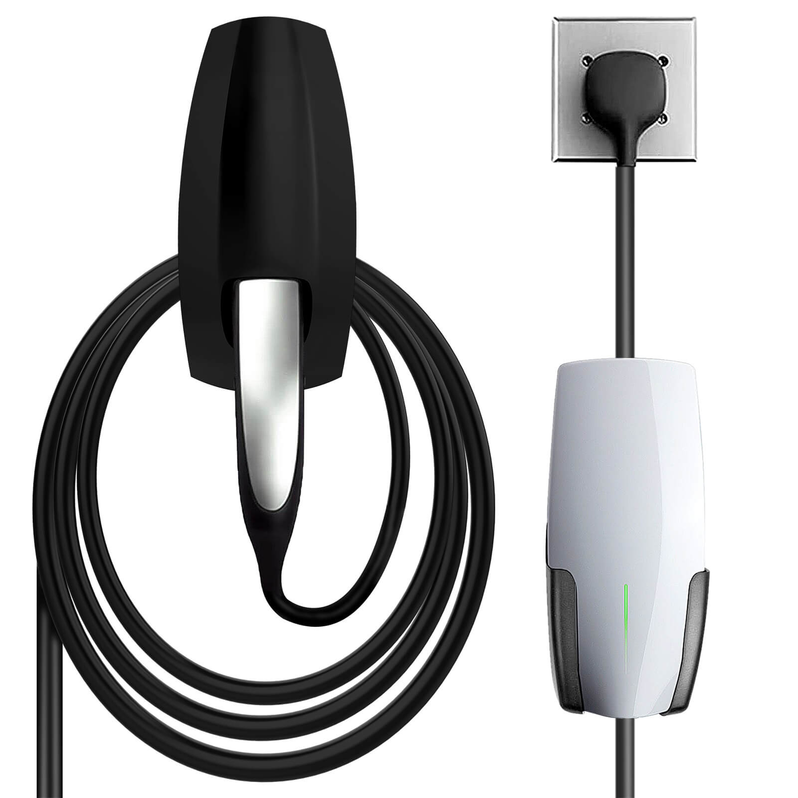 Wall-Mounted Charging Cable Organizer For Tesla Model X