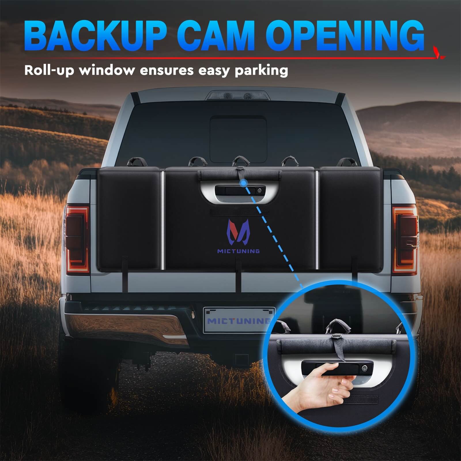 Tailgate Bike Pad for Mountain Bike, Secure 2 Bikes/5 Bikes on Truck, with Reflective Strips and Tool Pocket