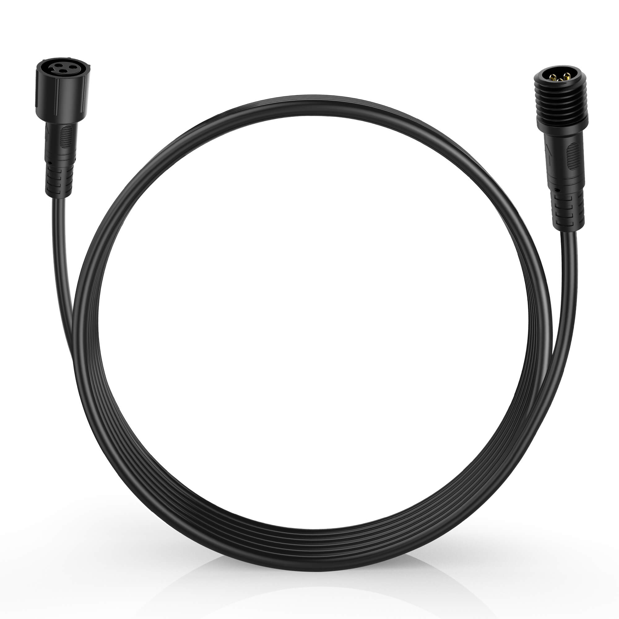MICTUNING 6.56FT 3-Pin Extension Cord Wire Cable for RGB+IC C2, V1