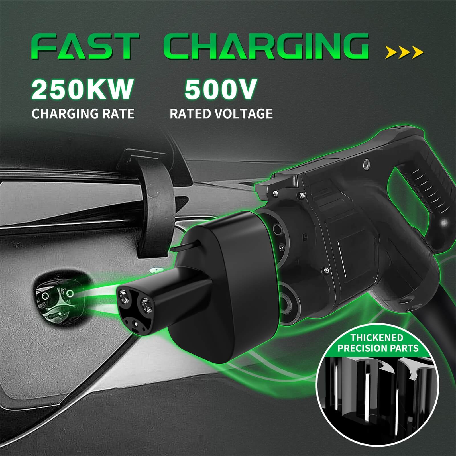 Tesla dc store fast charger adapter