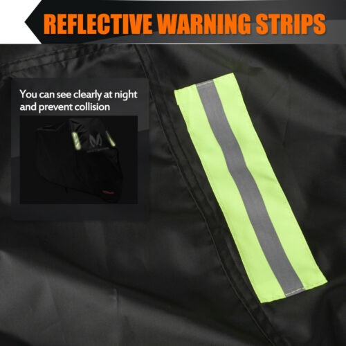 Waterproof Motorcycle Cover All Weather Outdoor for 104" Motorcycle
