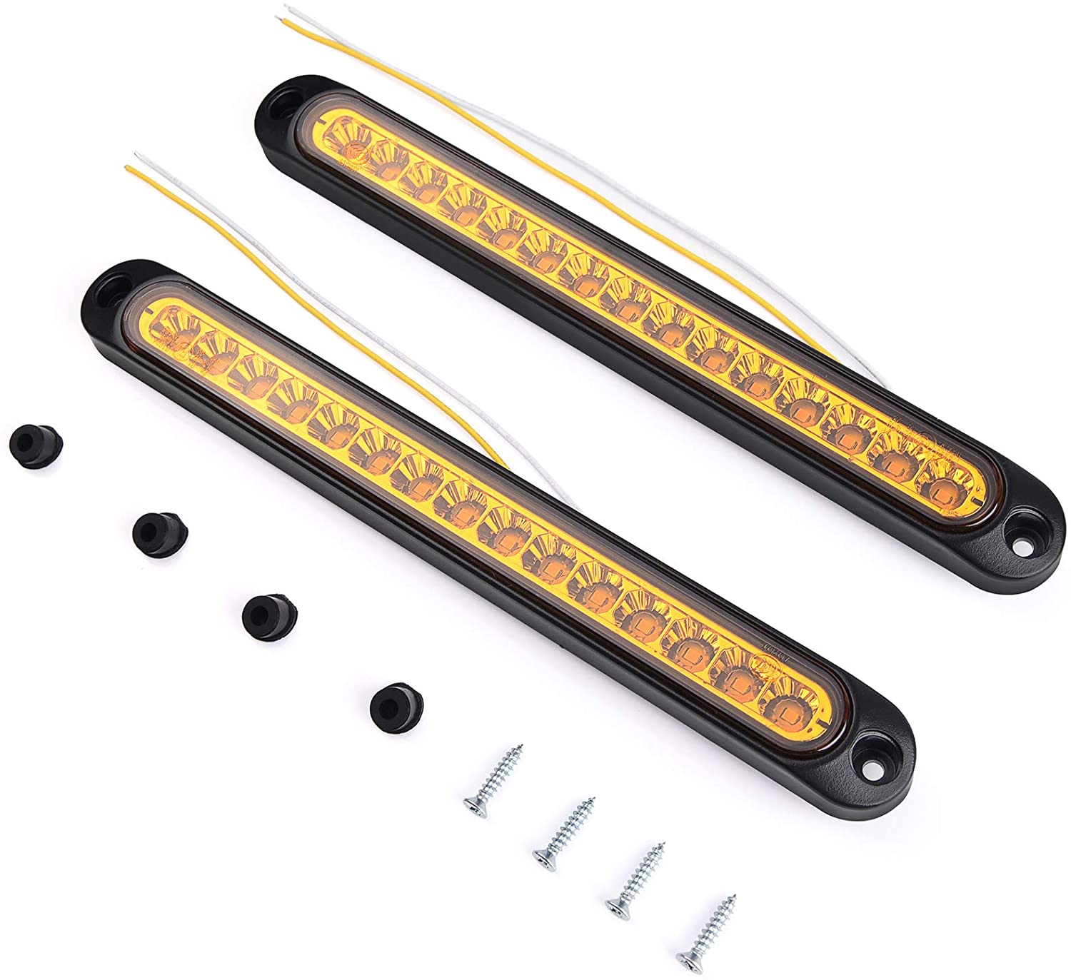 16 12-LED Trailer Identification Tail Light Bar w/ Brake and Turn Signal  Function