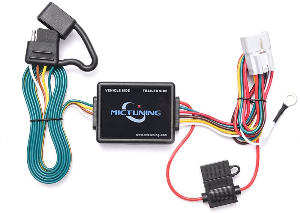 7ft Trailer Wiring Harness with 4-Pin Flat Connector for Forester Outback Wagon XV Crosstrek