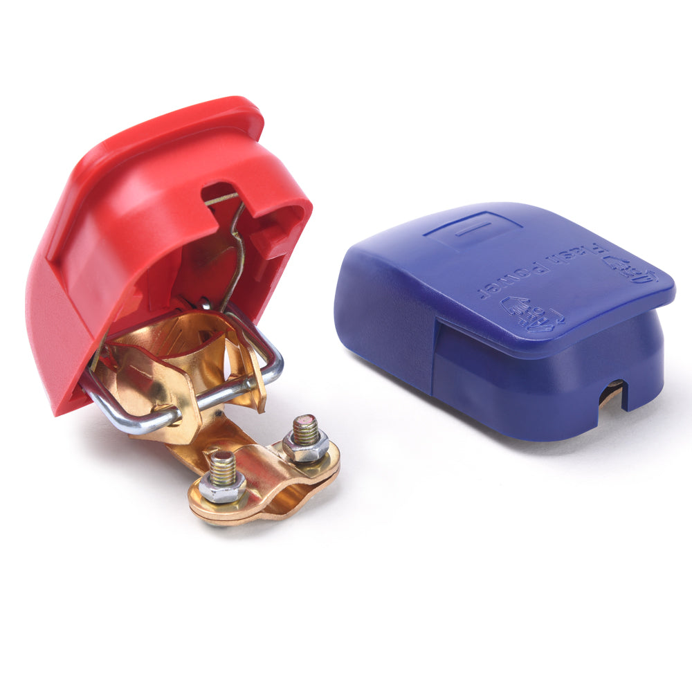 Universal 12V Quick Release Battery Terminals Clamps for Car Vehicle Boat RV Caravan Marine Motorhome (Blue & Red)