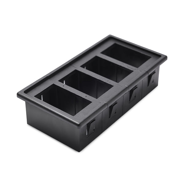 Car Light Switch Panel 5-Gang Laser Cut Rocker Switch Panel Holder ...