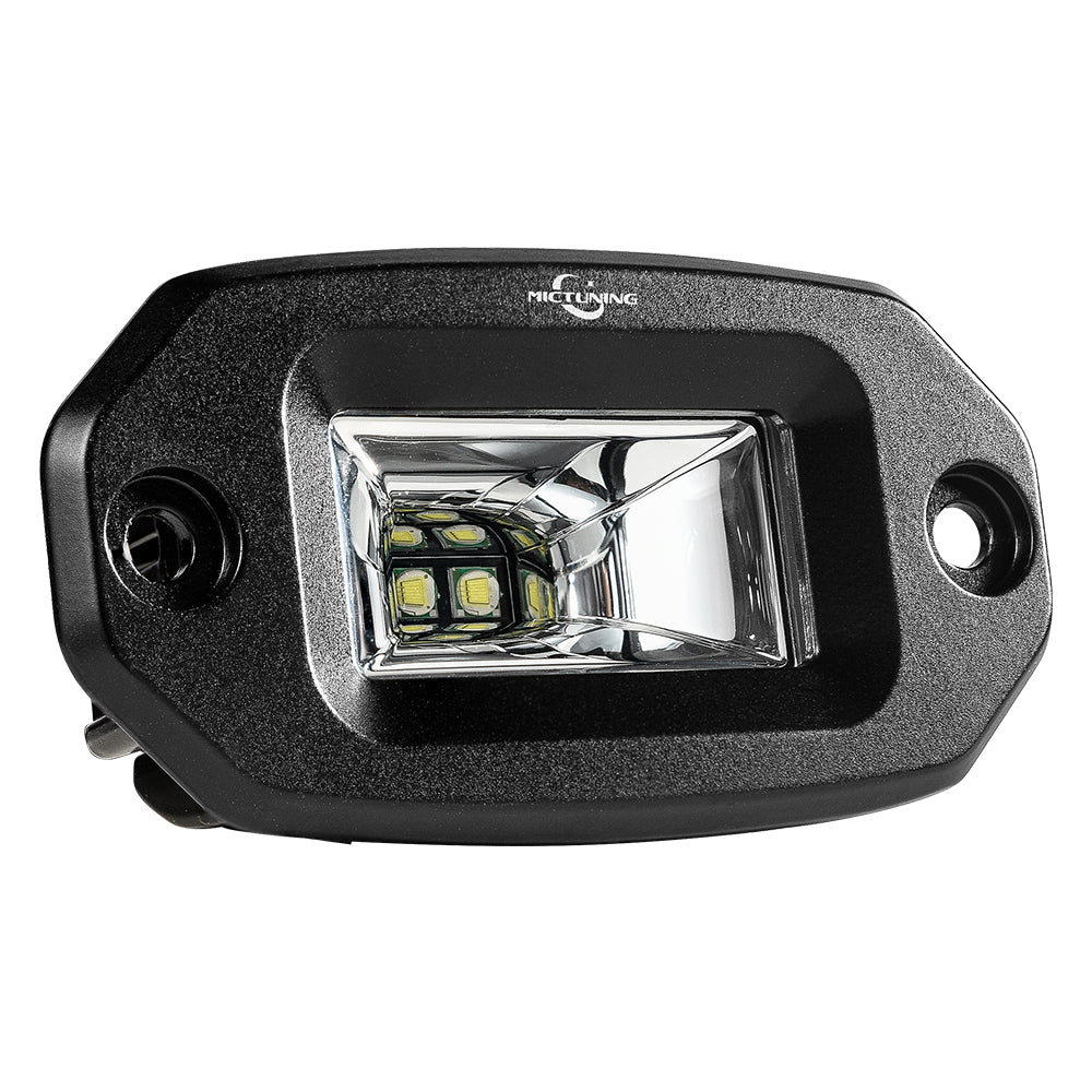 2x 20W Flush Mount LED Pods, Flood LED Work Light Bar, Offroad Backup Driving Fog Lamp 2x 20W Flush Mount LED Pods, Flood LED Work Light Bar, Offroad Backup Driving Fog Lamp